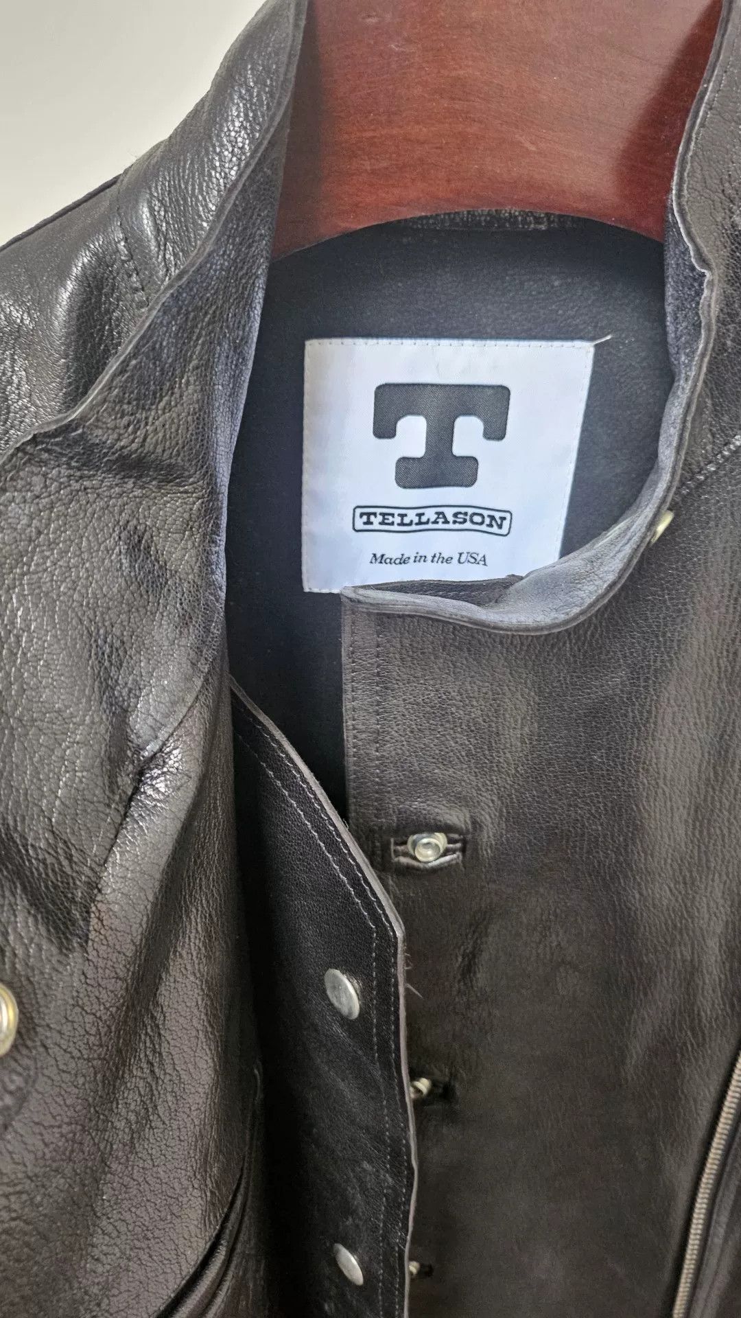 Tellason Tellason Horsehide Motorcycle Leather Jacket Size US L / EU 52-54 / 3 - 6 Thumbnail