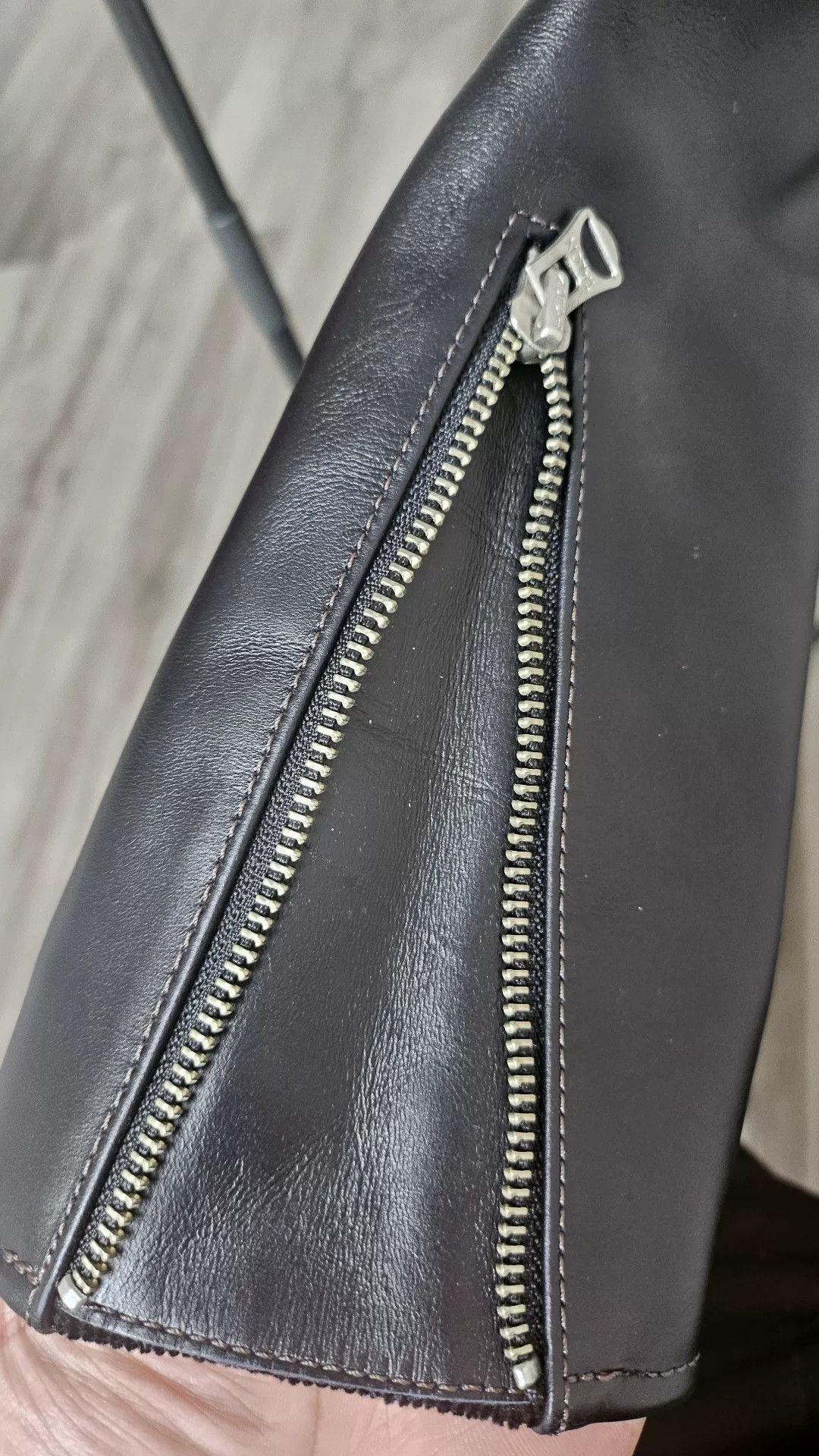 Schott Schott Horsehide Motorcycle Leather Jacket Size US XXS / EU 40 - 6 Thumbnail