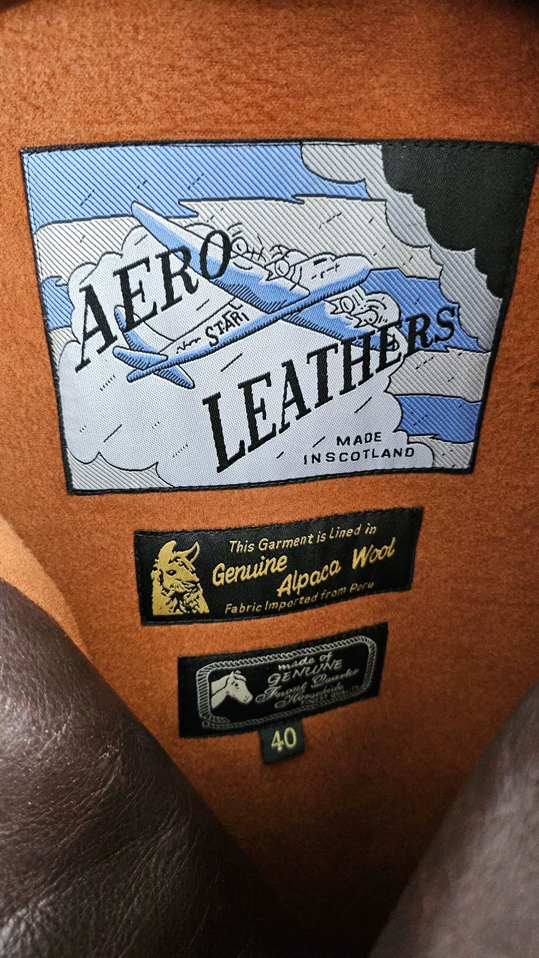 Aero Leathers Aero Leather Custom Horween Horsehide Coat Size US XXS / EU 40 - 5 Thumbnail