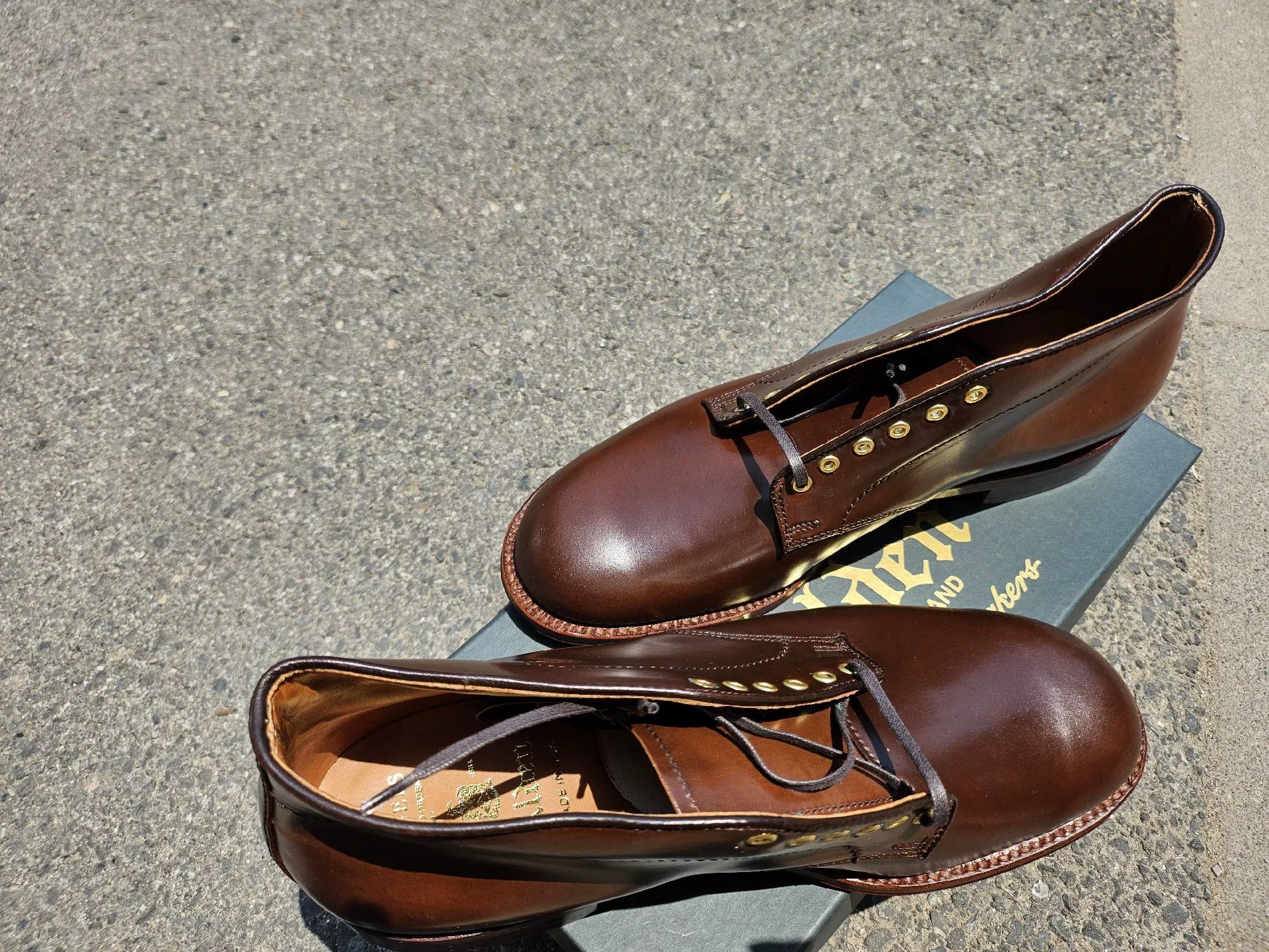 Alden Alden Orange Chukka Desert Boot Size US 8.5 / EU 41-42 - 3 Thumbnail