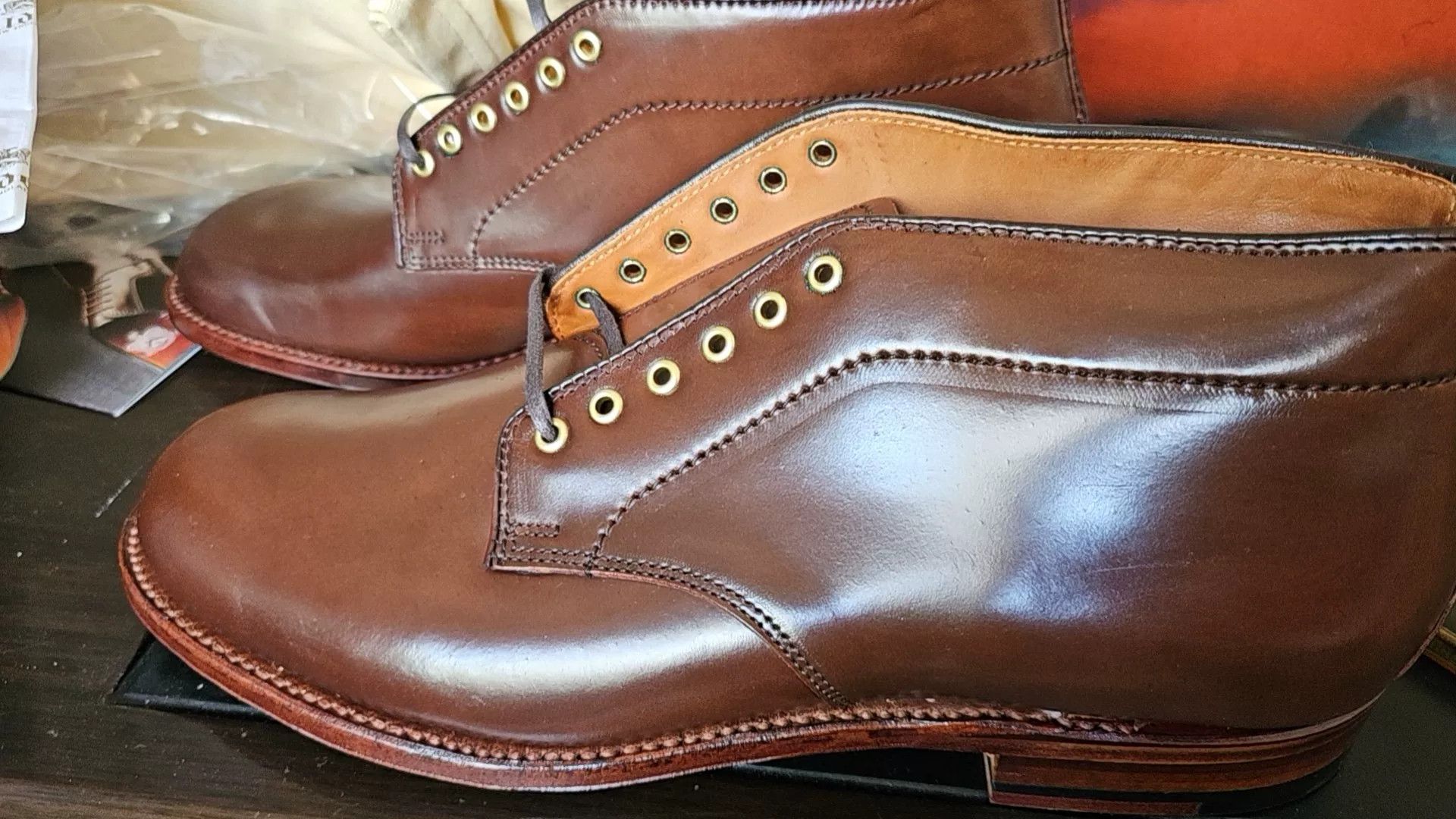 Alden Alden Orange Chukka Desert Boot Size US 8.5 / EU 41-42 - 6 Thumbnail