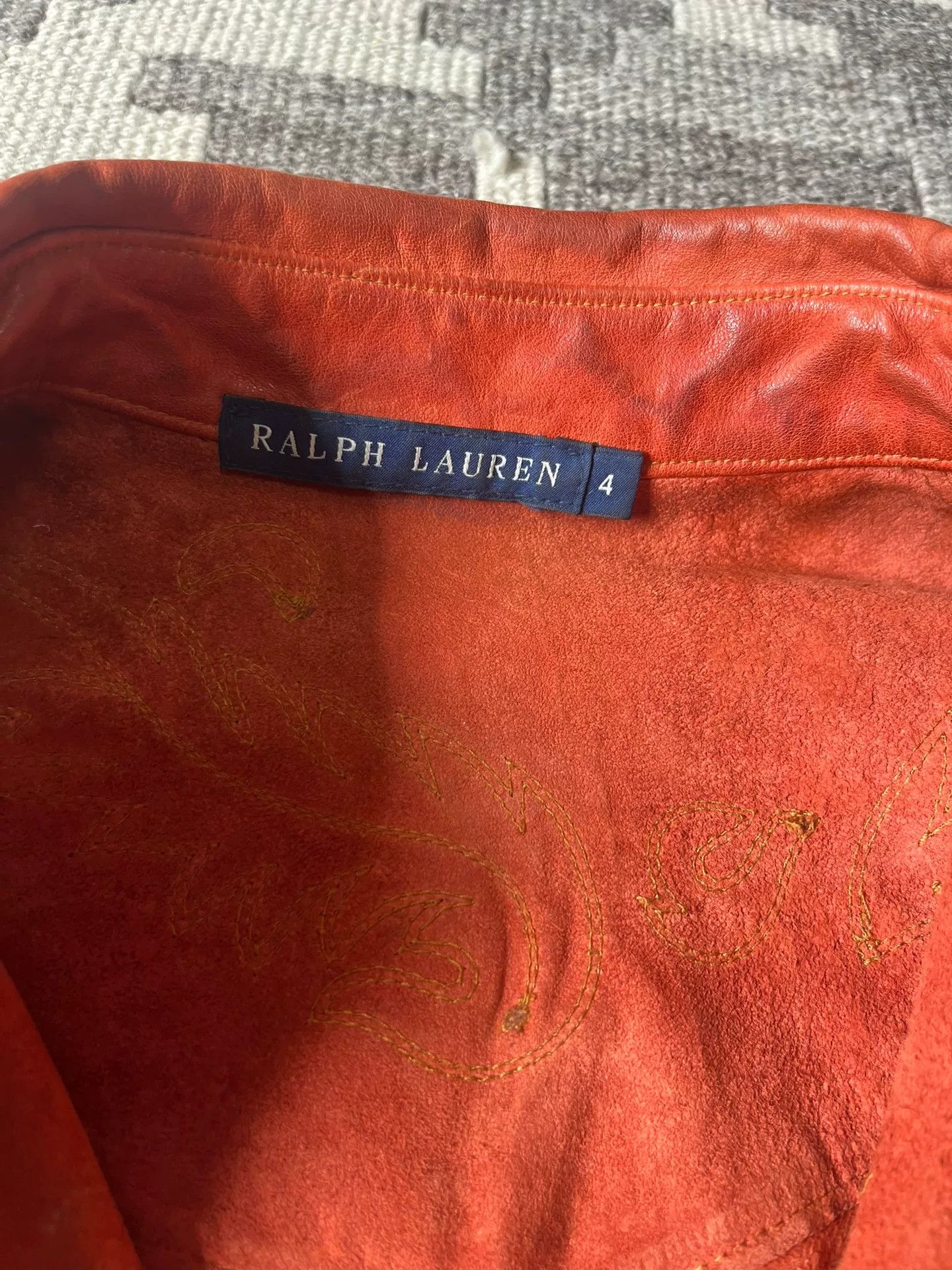 RRL Ralph Lauren Ralph Lauren RRL Western Leather Shirt Size XL / US 12-14 / IT 48-50 - 4 Thumbnail
