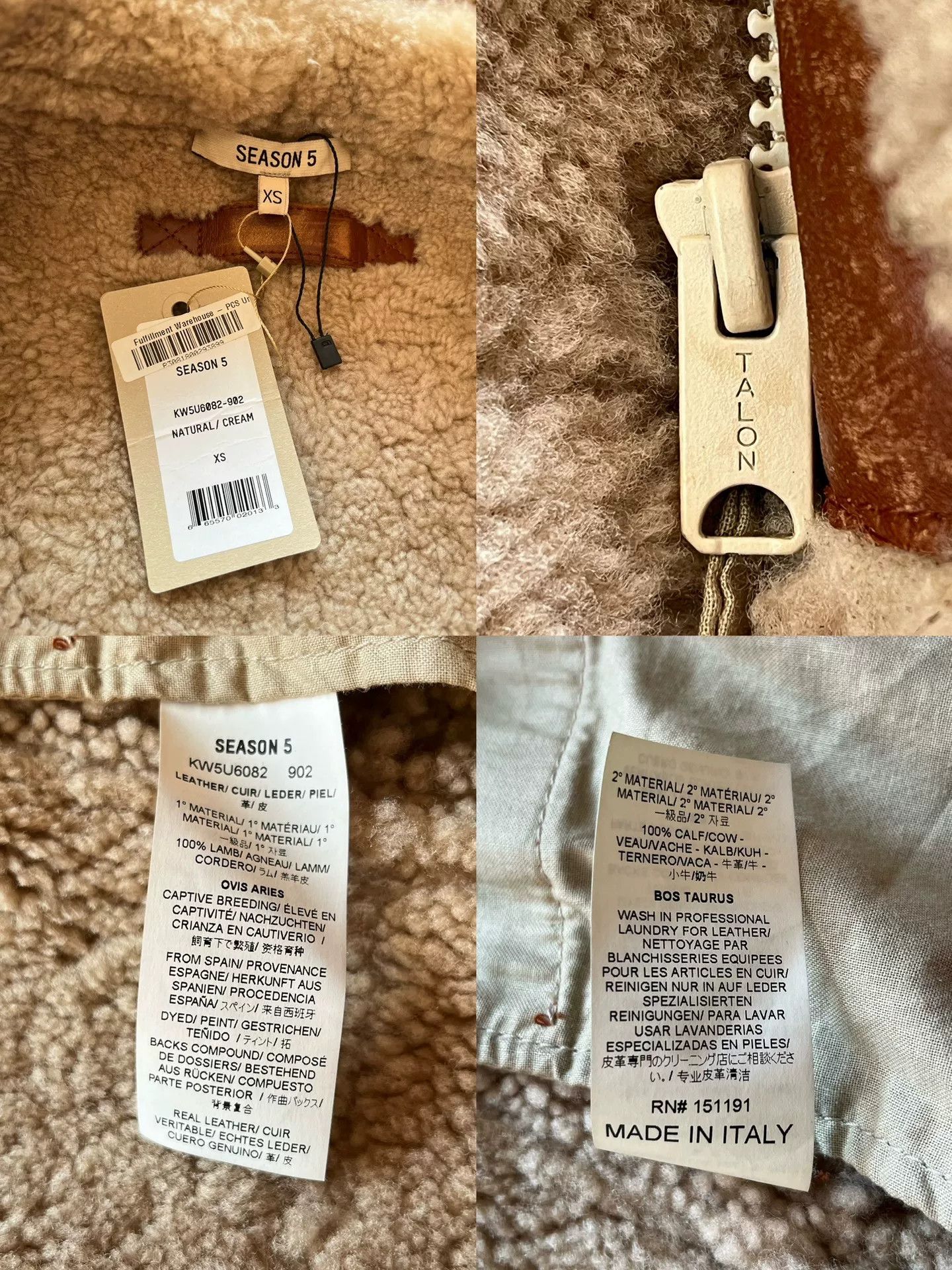 Yeezy Yeezy Season 5 Shearling Pilot B7 Coat Size US XS / EU 42 / 0 - 6 Thumbnail