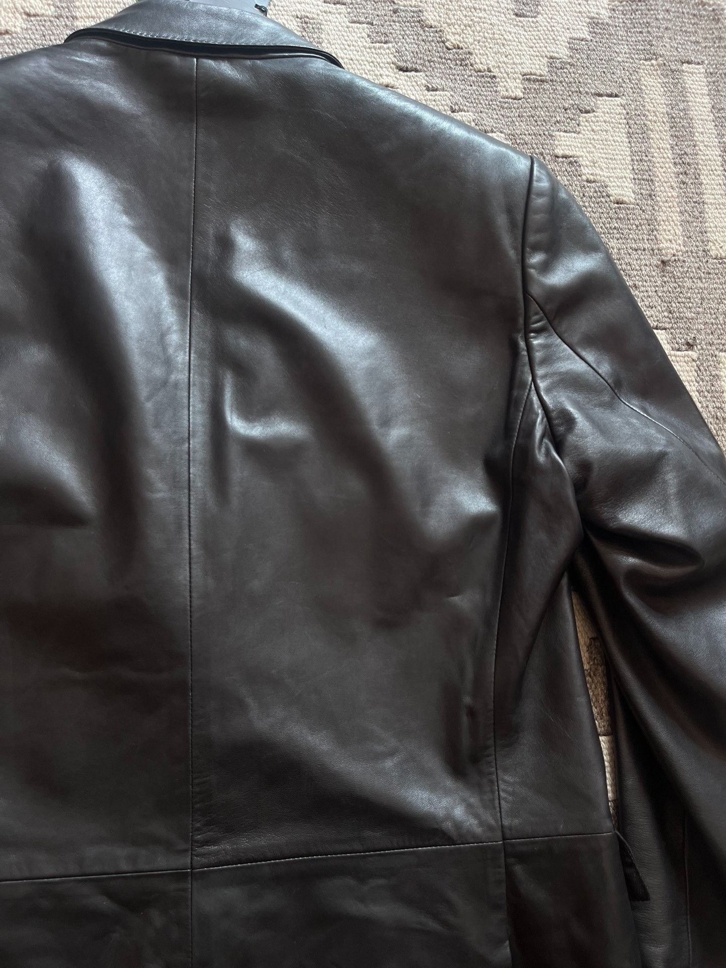 Ralph Lauren Black Label Ralph Lauren Black Label Leather Blazer Size US XXS / EU 40 - 7 Thumbnail