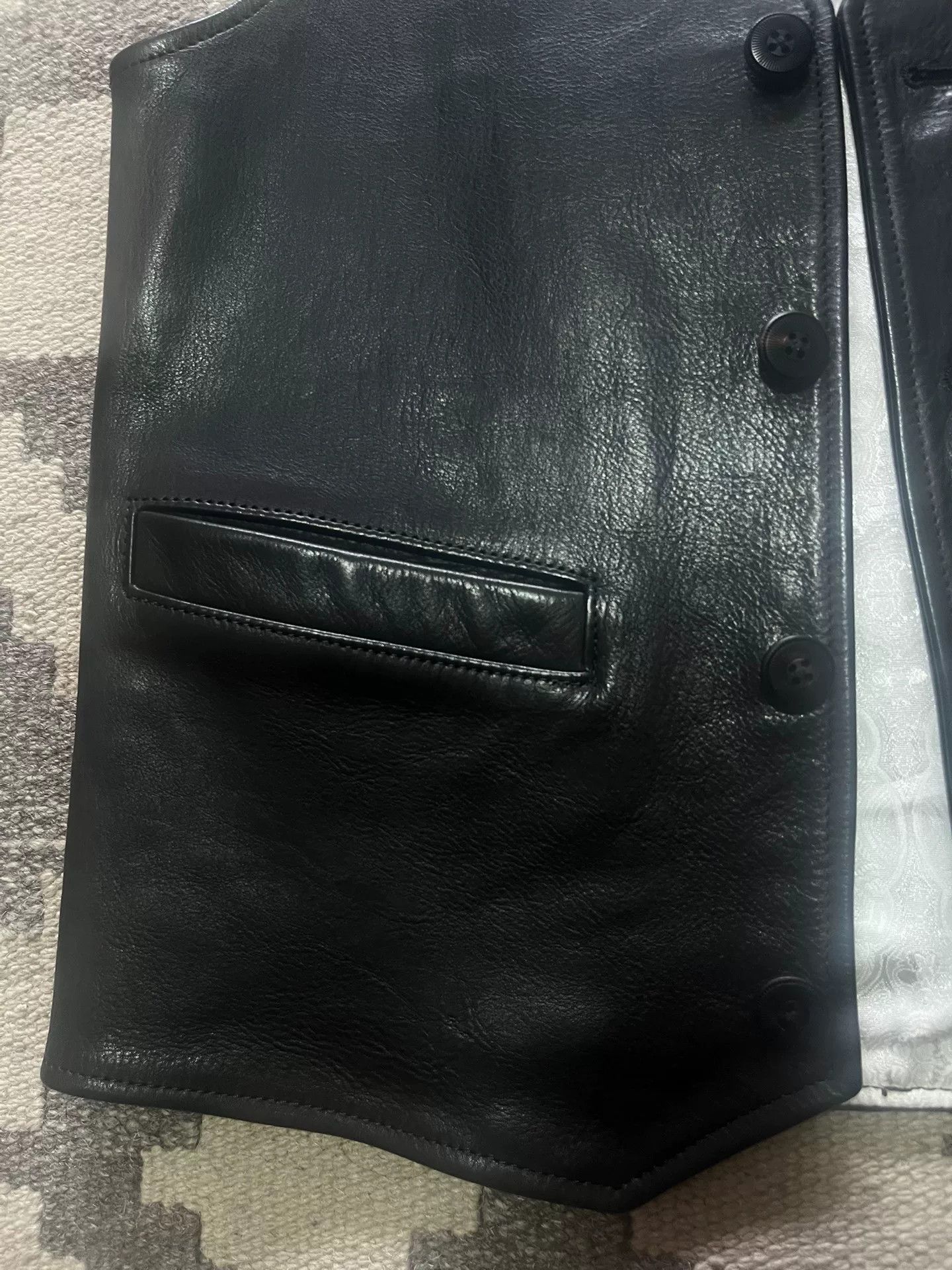 CAYL Calee Japanese Leather Vest Size US M / EU 48-50 / 2 - 3 Thumbnail