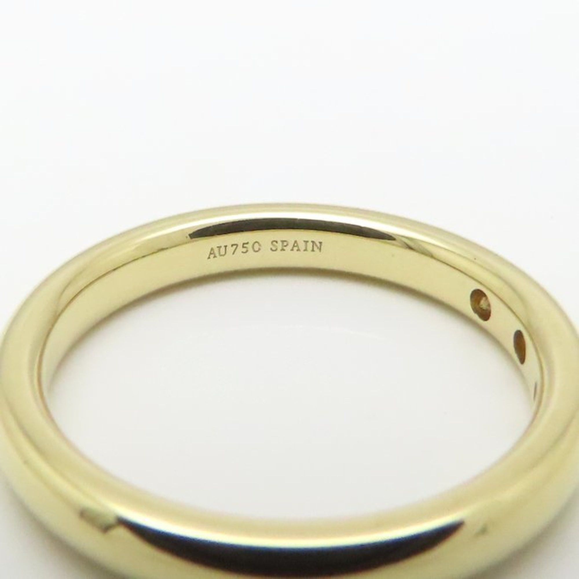 Tiffany & Co. TIFFANY & Co. Tiffany Stacking Band Ring with 3 Diamonds, 18K White Gold, Women's, 295139 Size ONE SIZE - 9 Thumbnail
