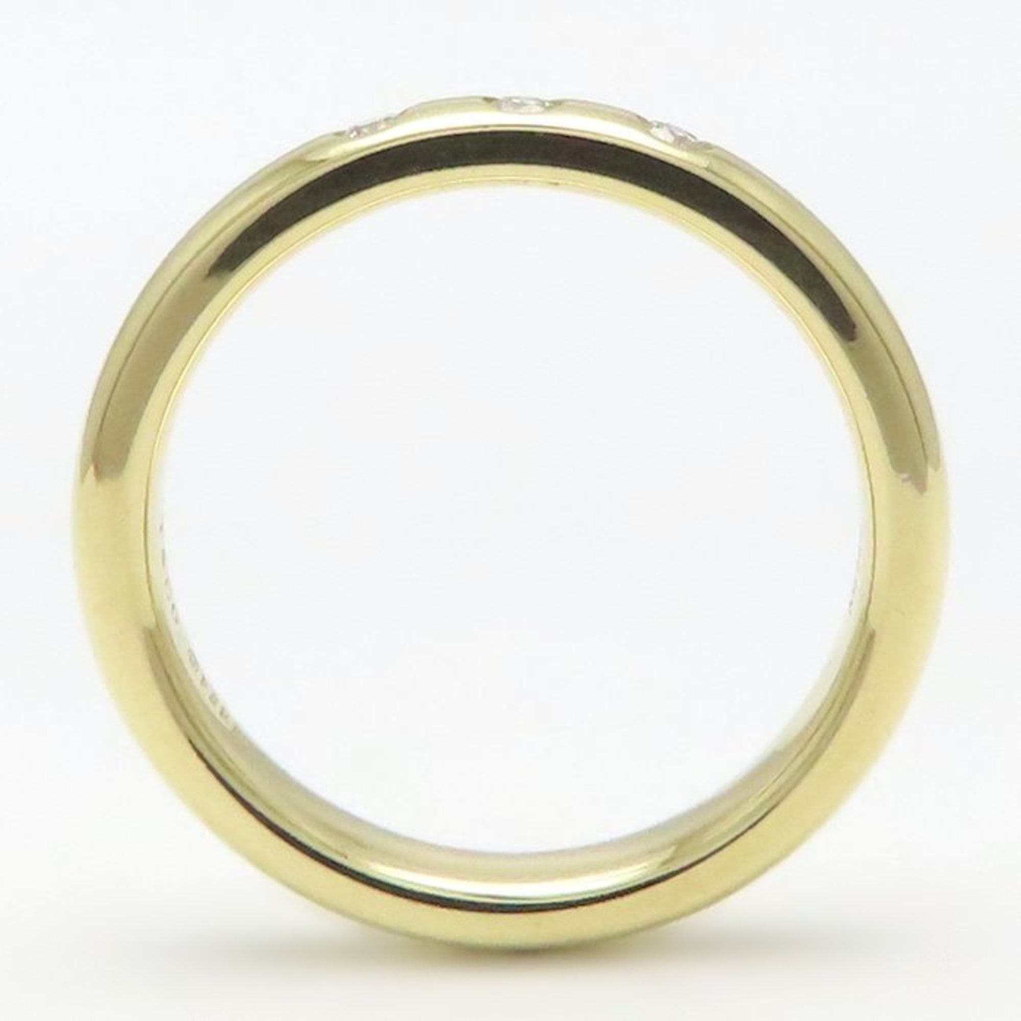 Tiffany & Co. TIFFANY & Co. Tiffany Stacking Band Ring with 3 Diamonds, 18K White Gold, Women's, 295139 Size ONE SIZE - 5 Thumbnail