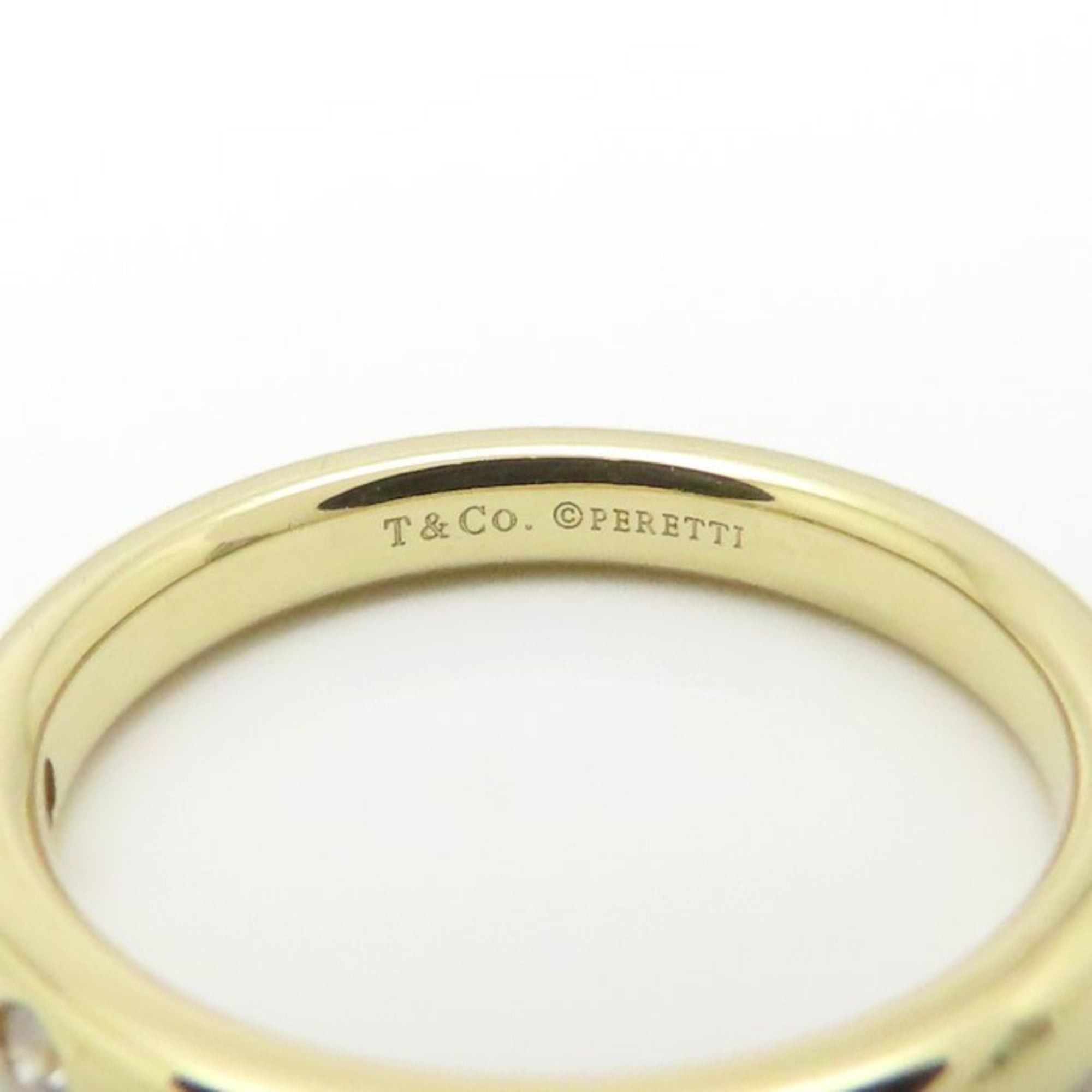Tiffany & Co. TIFFANY & Co. Tiffany Stacking Band Ring with 3 Diamonds, 18K White Gold, Women's, 295139 Size ONE SIZE - 8 Thumbnail