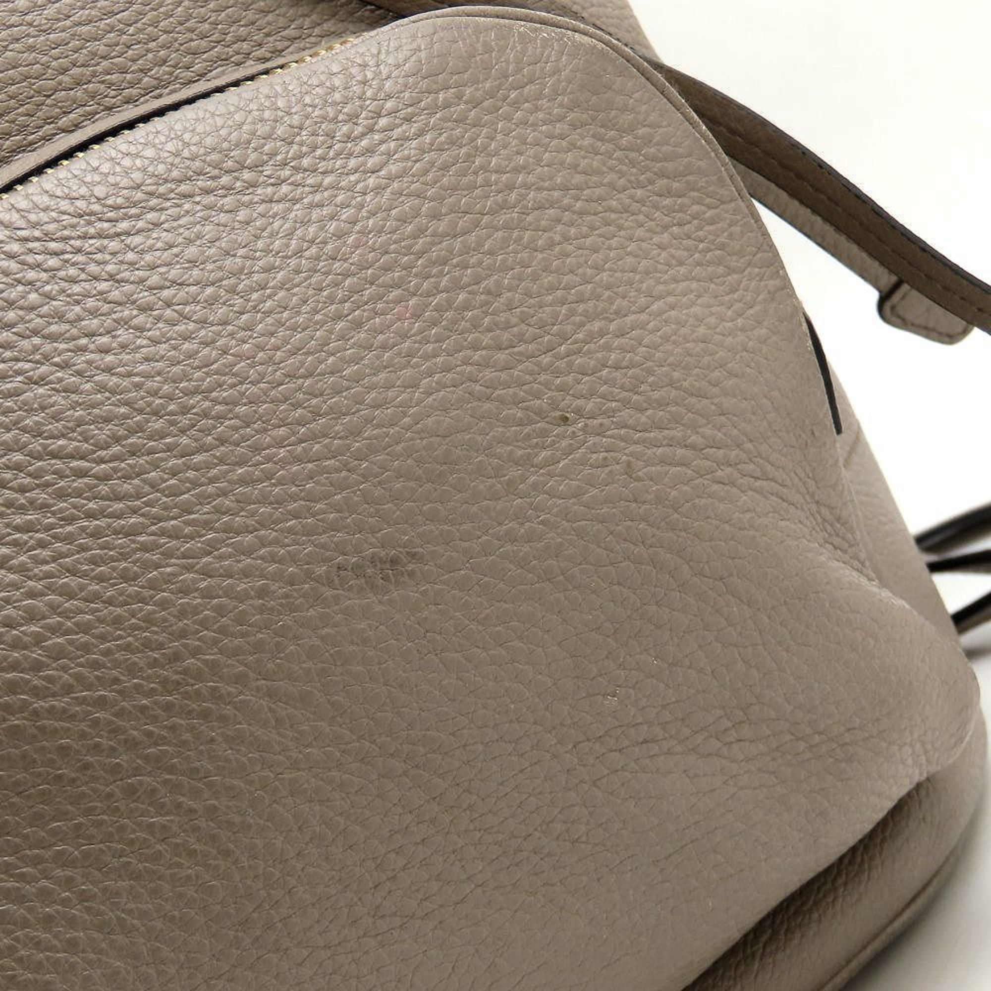 Prada PRADA 1BZ035 Backpack, Leather, Gray, Women's, 353154 Size ONE SIZE - 14 Thumbnail