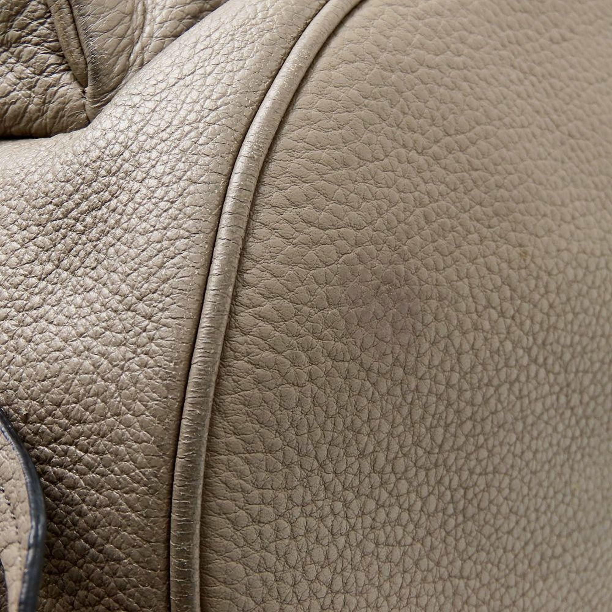 Prada PRADA 1BZ035 Backpack, Leather, Gray, Women's, 353154 Size ONE SIZE - 24 Thumbnail