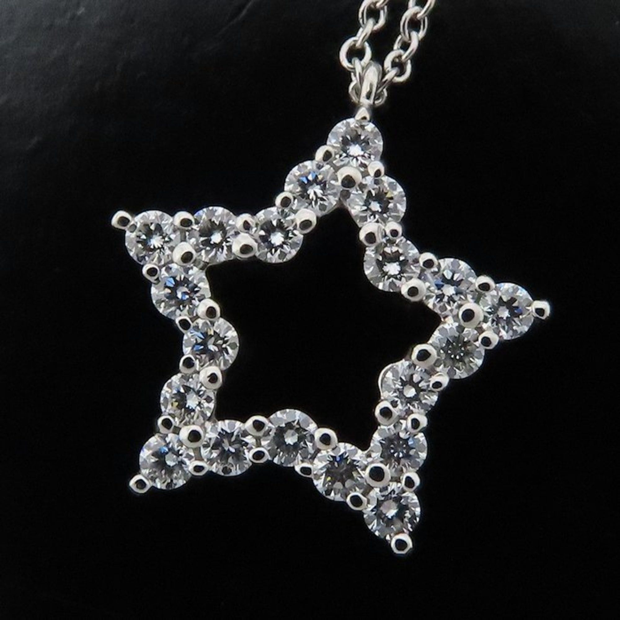 Tiffany & Co. TIFFANY & Co. Tiffany Star Necklace with Diamonds, Pt950, Women's, 295168 Size ONE SIZE - 6 Thumbnail