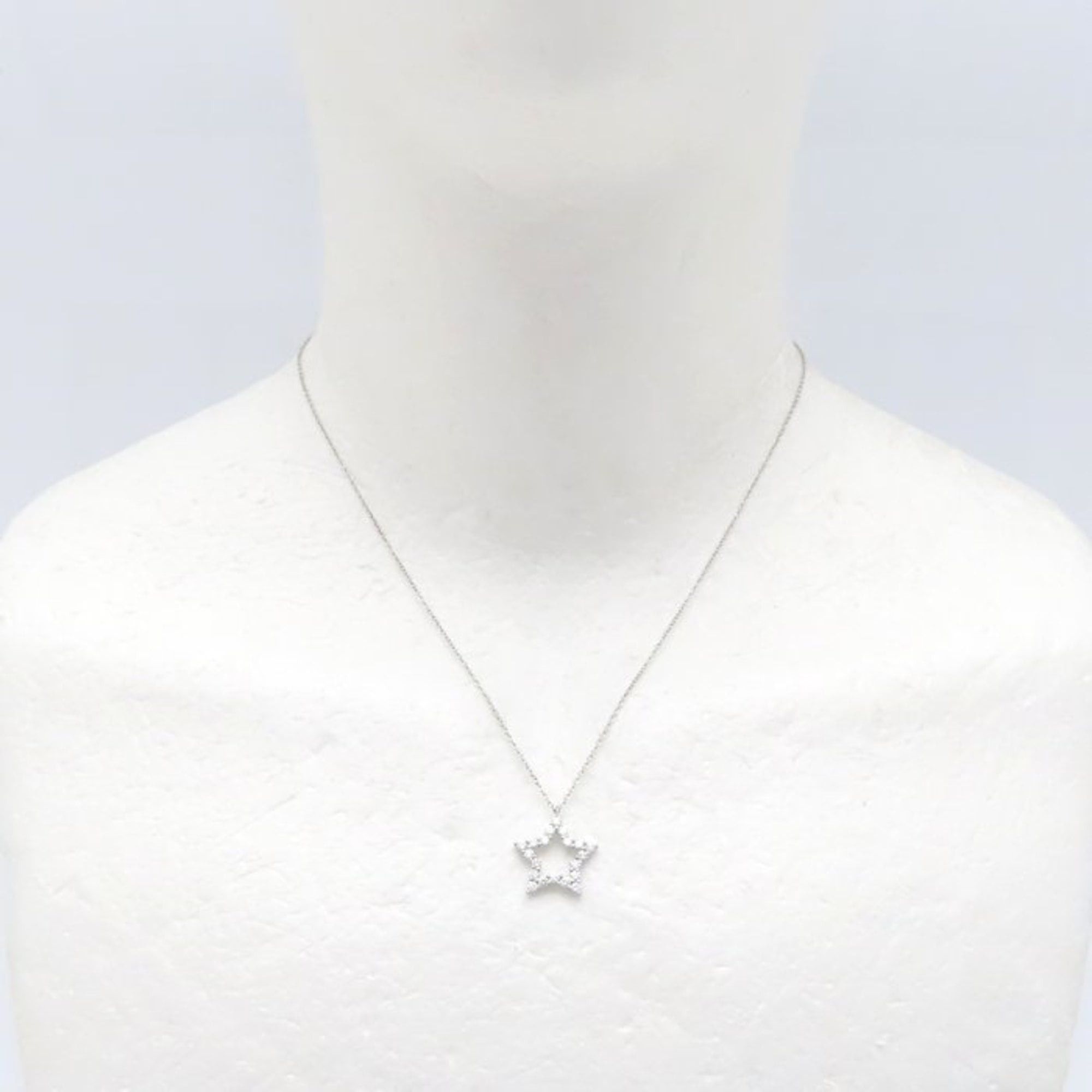 Tiffany & Co. TIFFANY & Co. Tiffany Star Necklace with Diamonds, Pt950, Women's, 295168 Size ONE SIZE - 3 Thumbnail