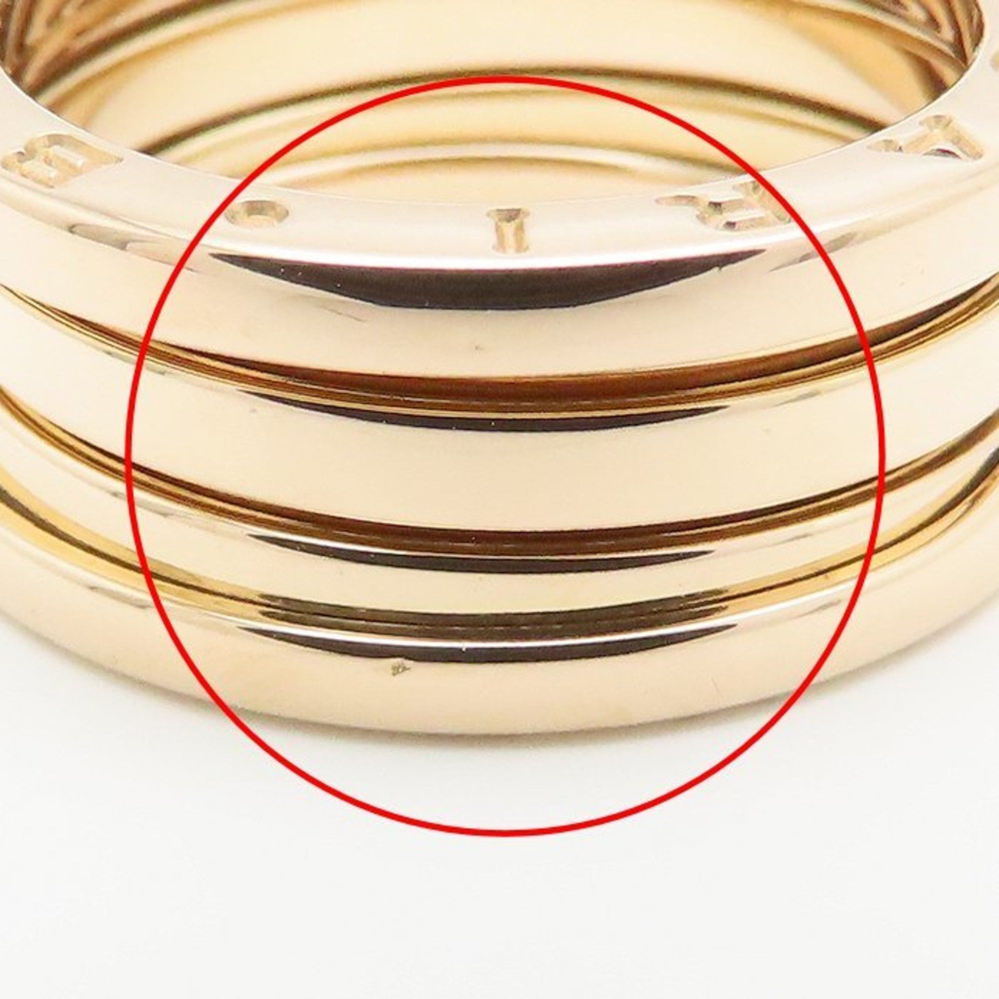 Bvlgari BVLGARI B.zero1 Ring, 3-Band, Small, #54, 18KPG, Women's, 295115 Size ONE SIZE - 9 Thumbnail