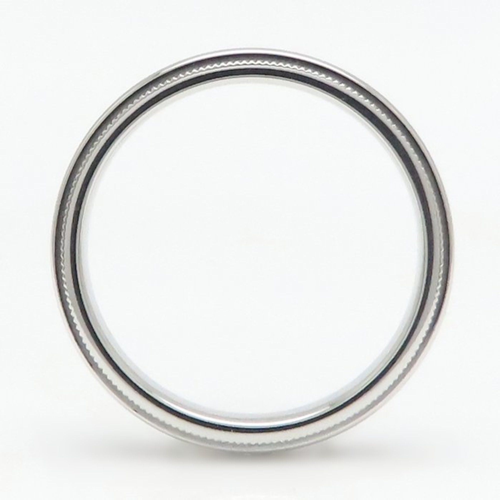 Tiffany & Co. TIFFANY & Co. Tiffany Milgrain Ring, Pt950, Men's, 295150 Size ONE SIZE - 5 Thumbnail