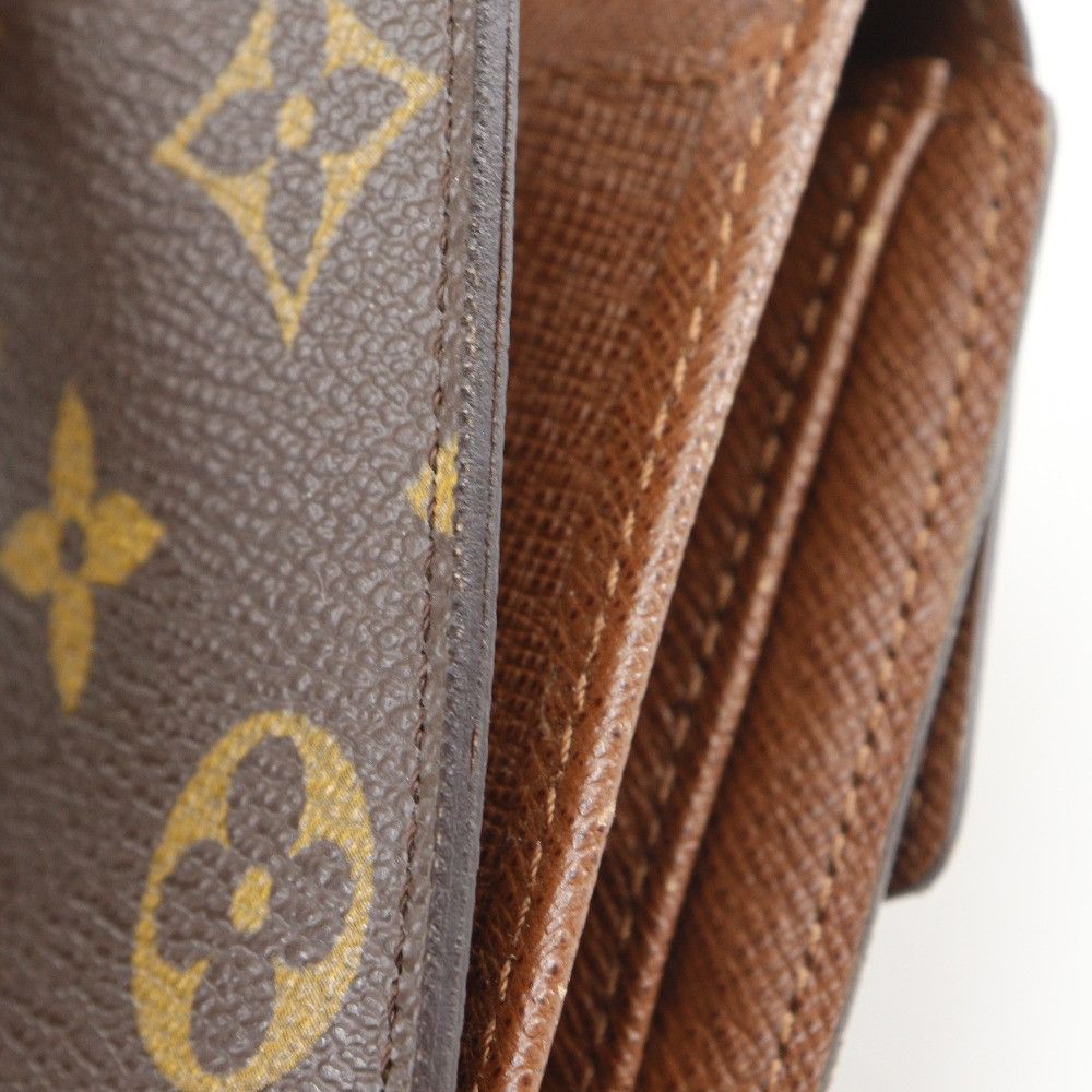 Louis Vuitton Louis Vuitton Louis Vuitton Portemonnaie Billets Cartes Crédits Monogram Wallet Textile Short Wallet M61652 DUTY FREE for USA Size ONE SIZE - 17 Thumbnail