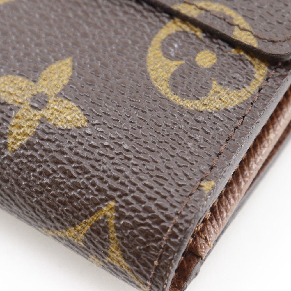Louis Vuitton Louis Vuitton Louis Vuitton Portemonnaie Billets Cartes Crédits Monogram Wallet Textile Short Wallet M61652 DUTY FREE for USA Size ONE SIZE - 7 Thumbnail