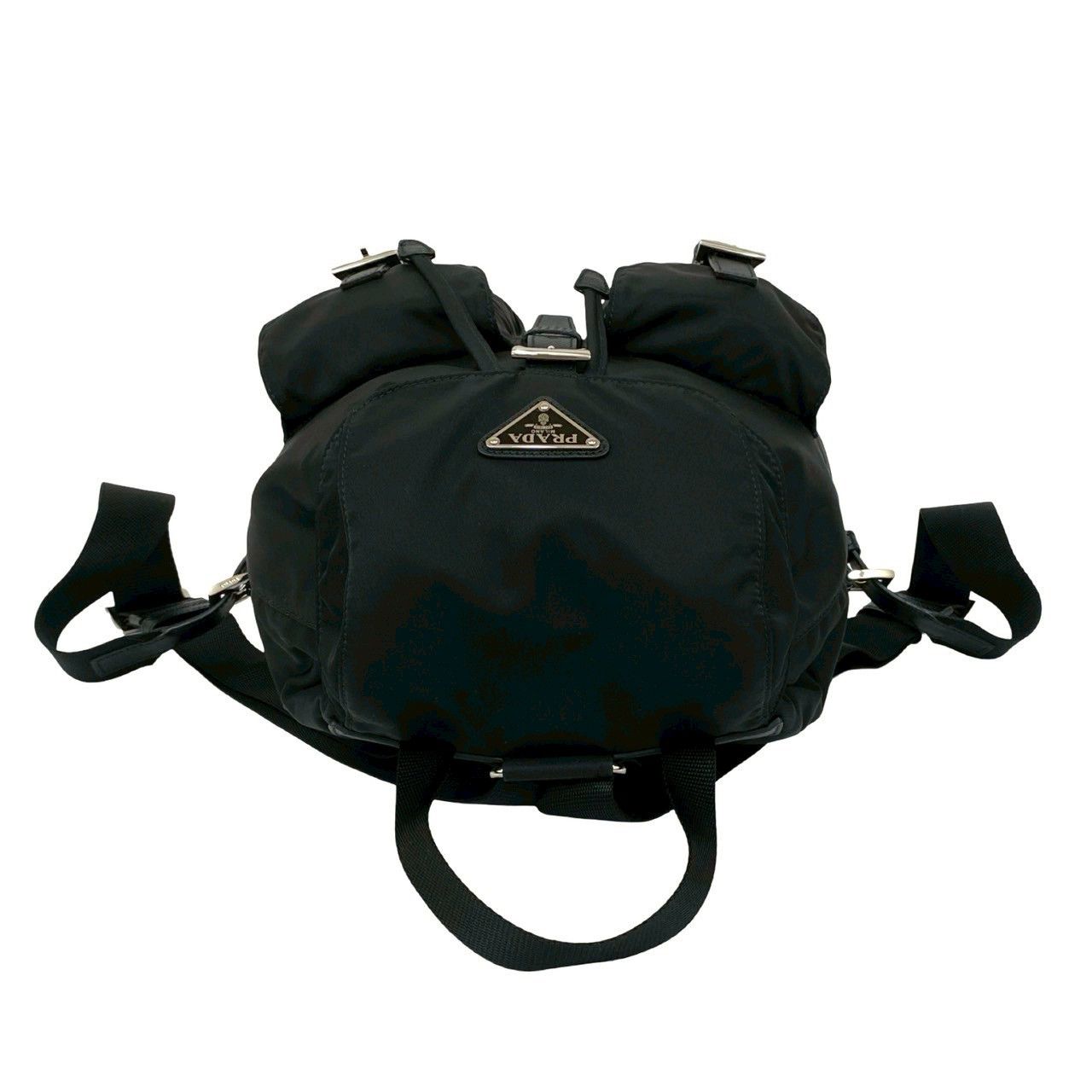 Prada Prada PRADA Tessuto Saffiano Leather Backpack Textile Backpack DUTY FREE for USA Size ONE SIZE - 5 Thumbnail