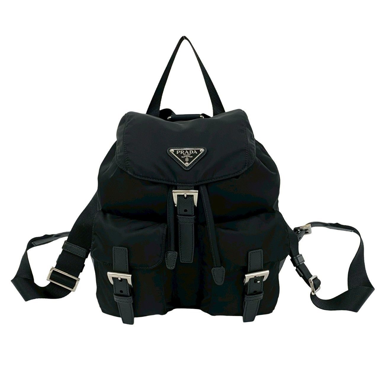 Prada Prada PRADA Tessuto Saffiano Leather Backpack Textile Backpack DUTY FREE for USA Size ONE SIZE - 2 Thumbnail