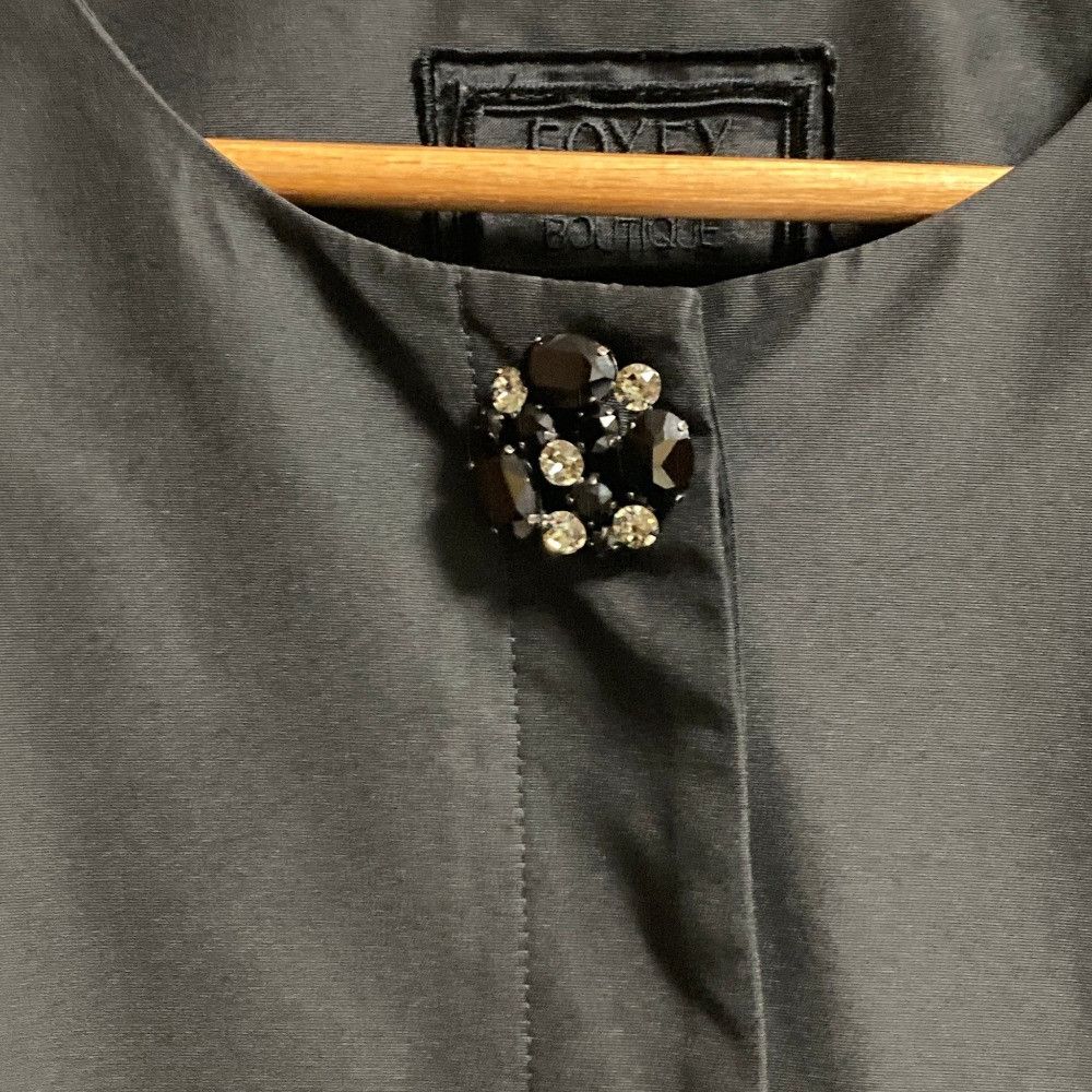Other Other FOXEY Spring Flare Coat Silk Coat Textile Outerwear 36707 DUTY FREE for USA Size ONE SIZE - 3 Thumbnail