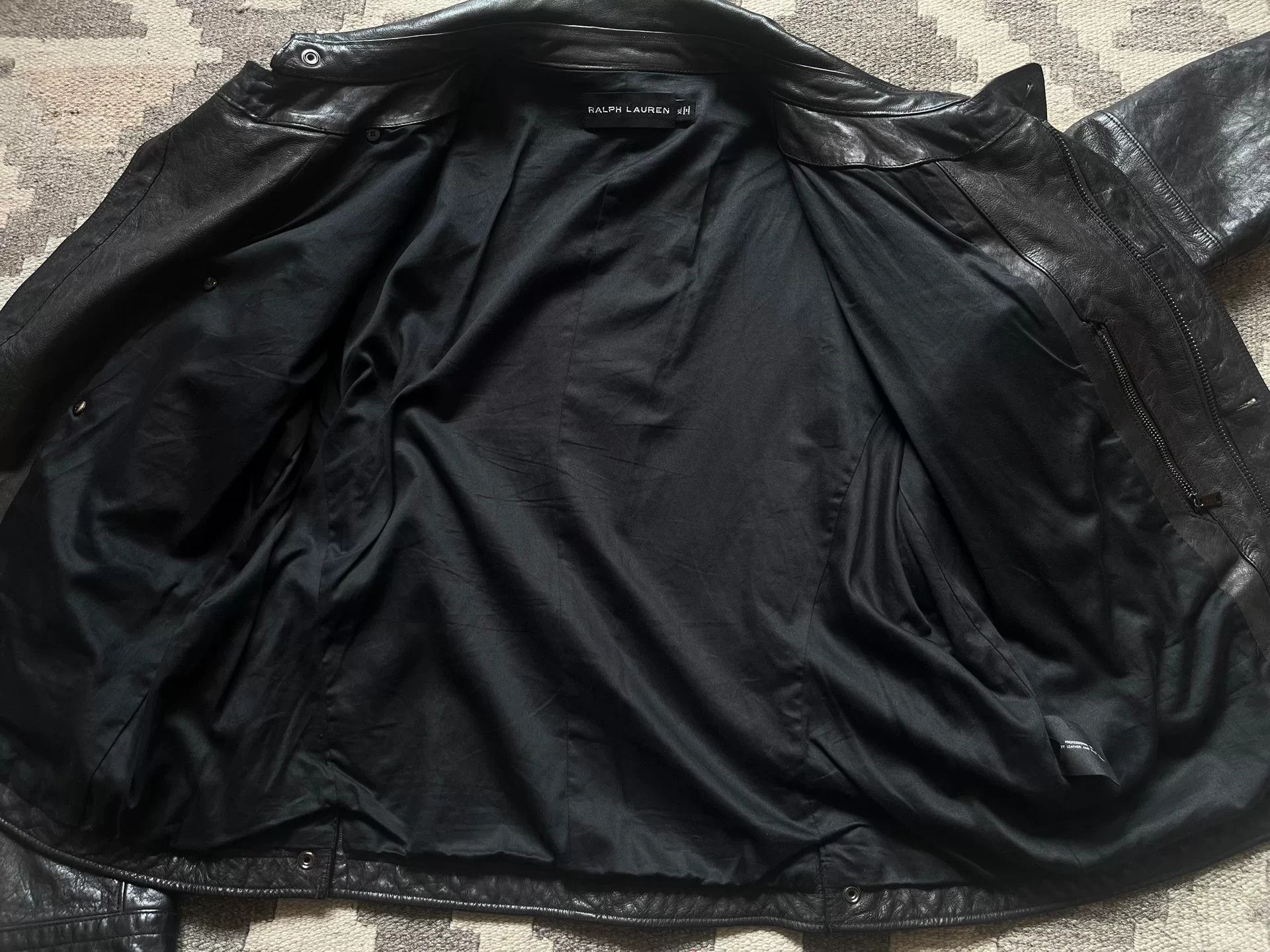Ralph Lauren Black Label Ralph Lauren Black Label Leather Jacket Size US XL / EU 56 / 4 - 7 Thumbnail