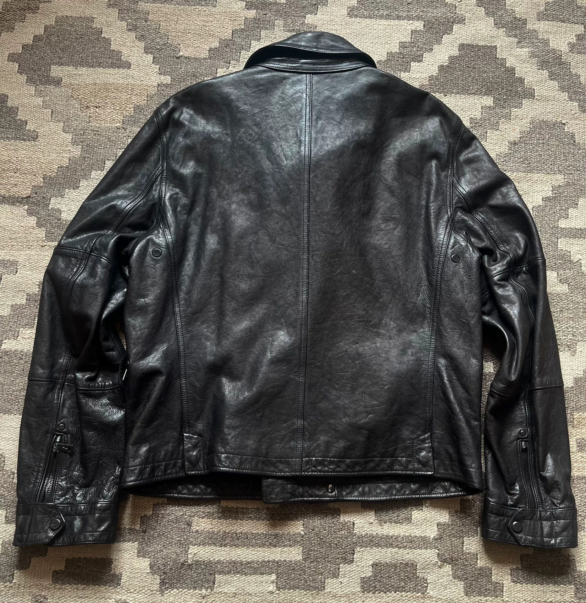 Ralph Lauren Black Label Ralph Lauren Black Label Leather Jacket Size US XL / EU 56 / 4 - 9 Thumbnail