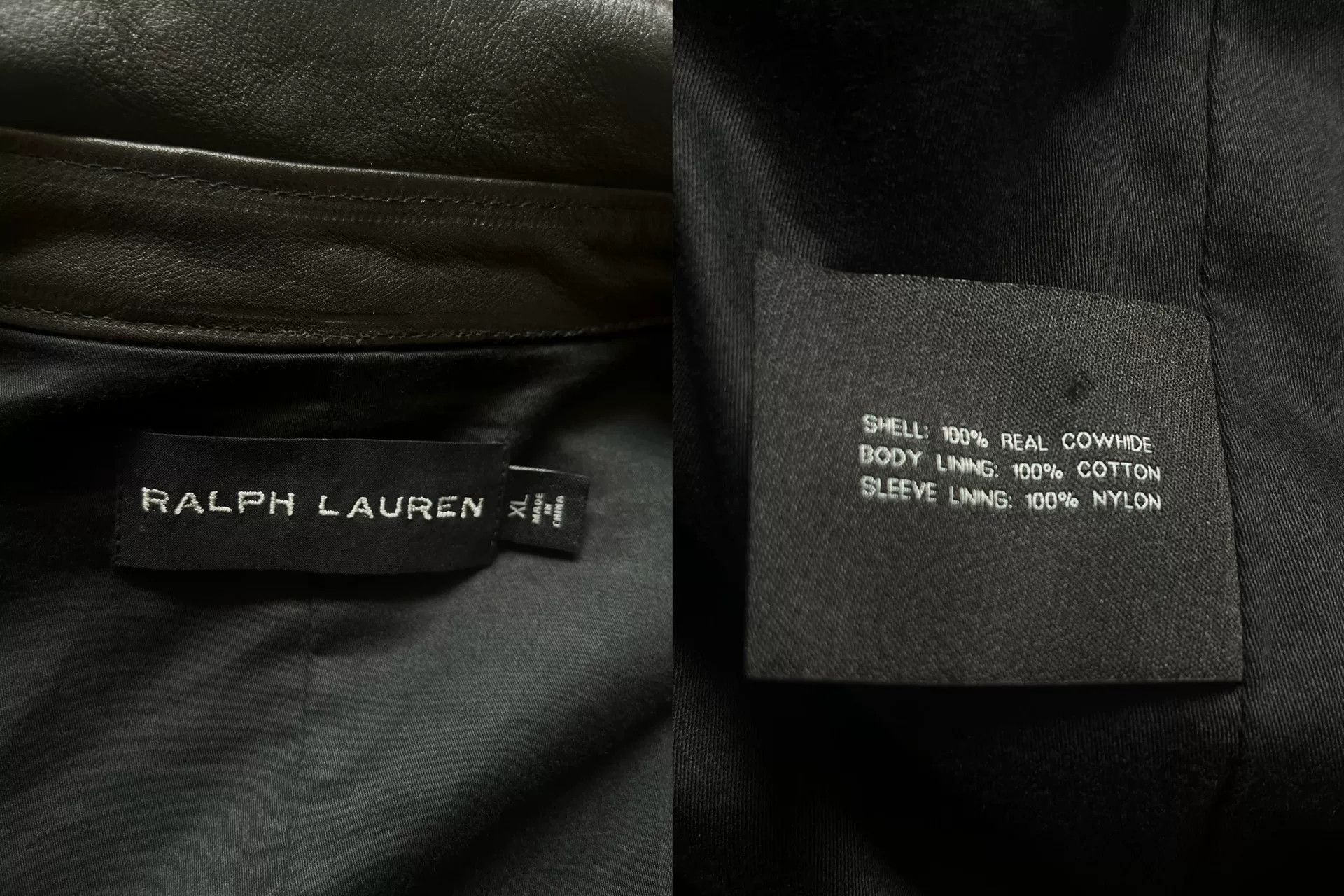 Ralph Lauren Black Label Ralph Lauren Black Label Leather Jacket Size US XL / EU 56 / 4 - 6 Thumbnail