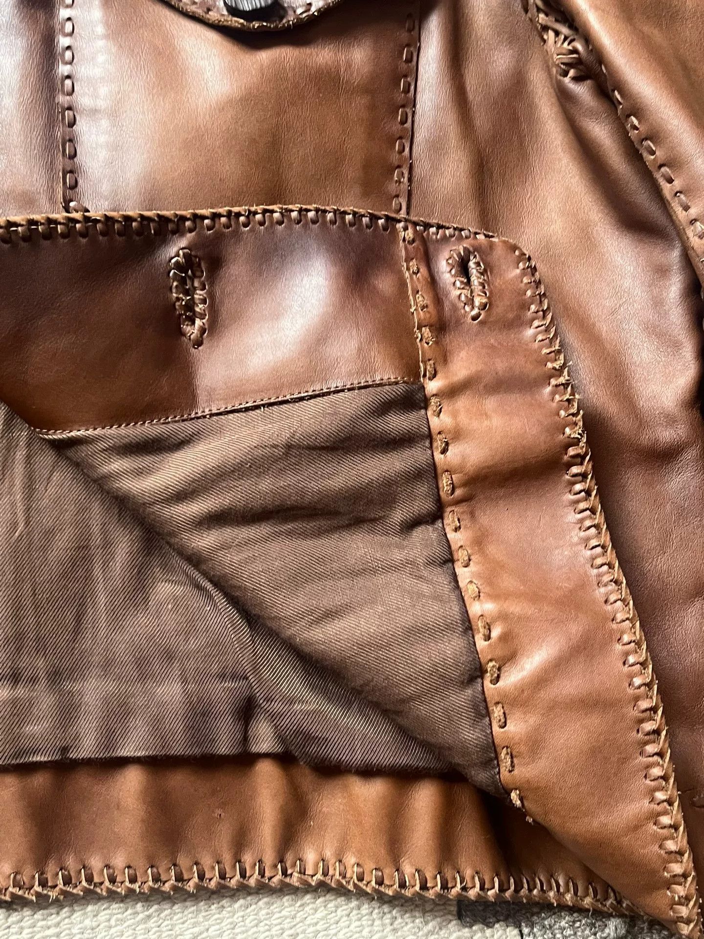 Ralph Lauren Purple Label Ralph Lauren Purple Label Western Leather Jacket Size US L / EU 52-54 / 3 - 5 Thumbnail