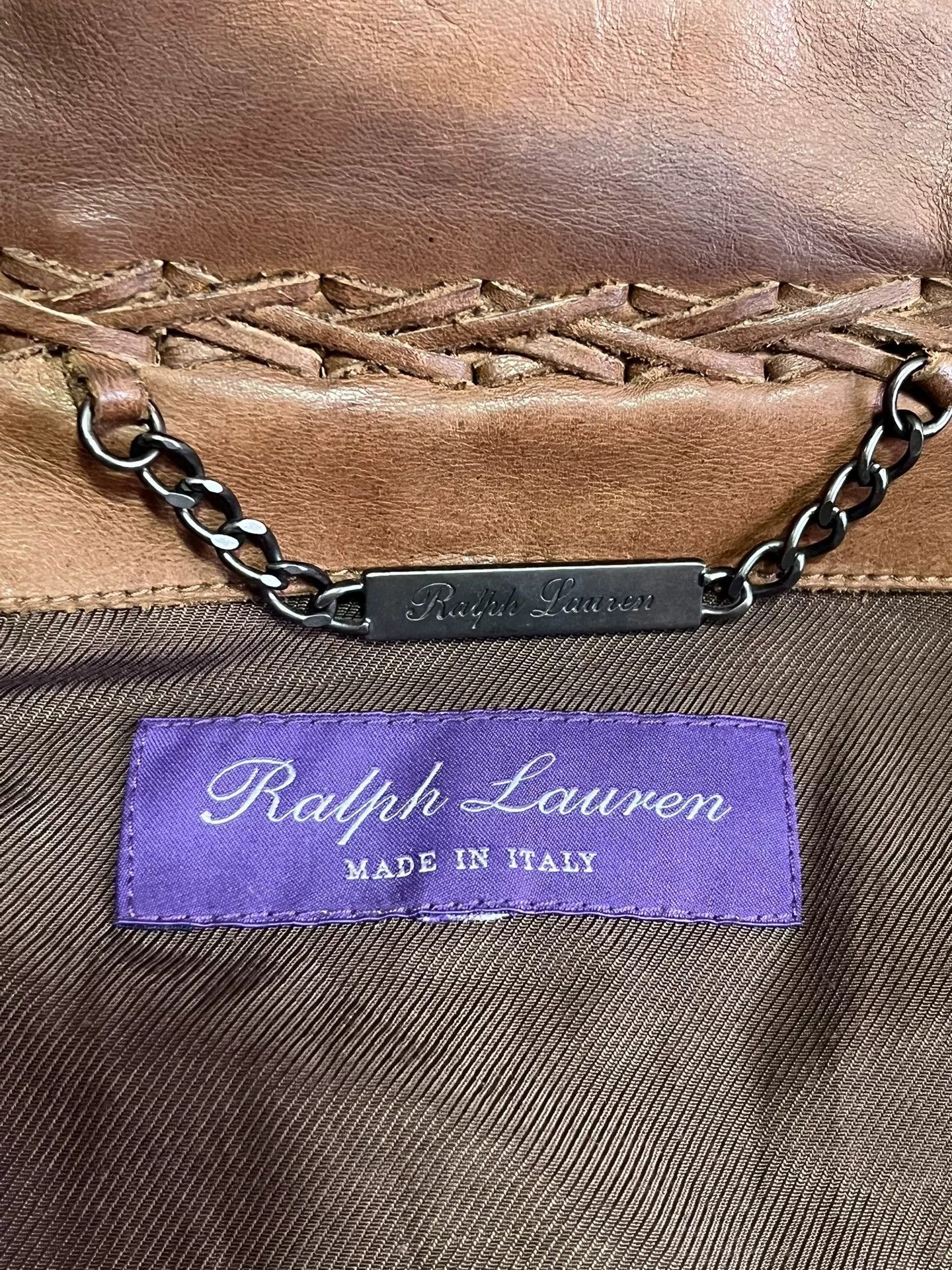 Ralph Lauren Purple Label Ralph Lauren Purple Label Western Leather Jacket Size US L / EU 52-54 / 3 - 9 Thumbnail