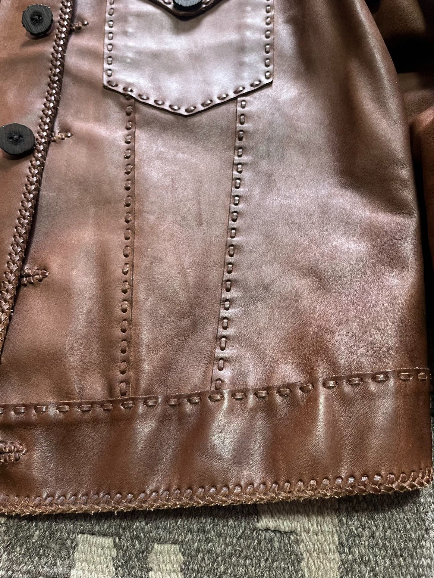 Ralph Lauren Purple Label Ralph Lauren Purple Label Western Leather Jacket Size US M / EU 48-50 / 2 - 7 Thumbnail