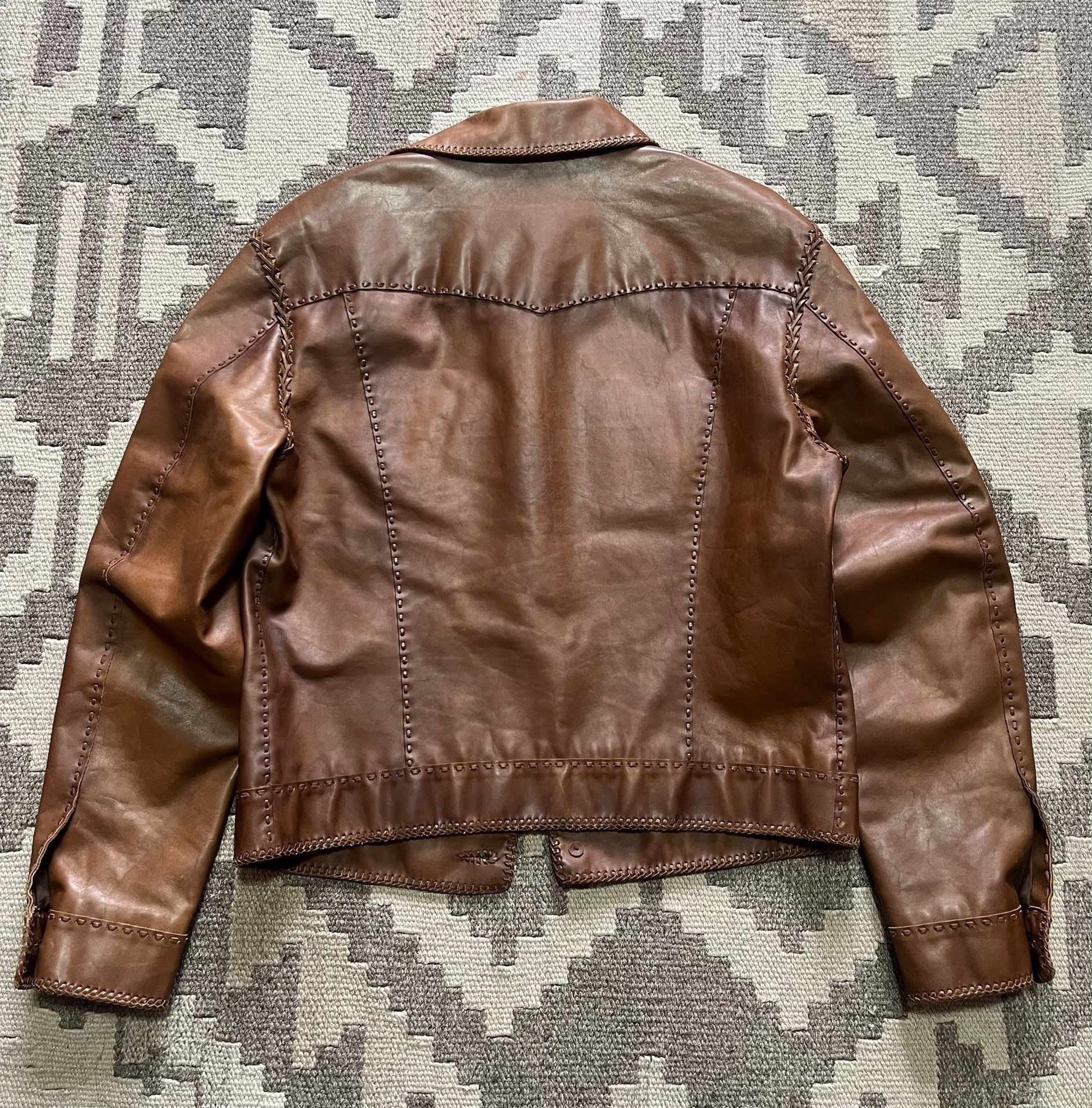 Ralph Lauren Purple Label Ralph Lauren Purple Label Western Leather Jacket Size US M / EU 48-50 / 2 - 8 Thumbnail
