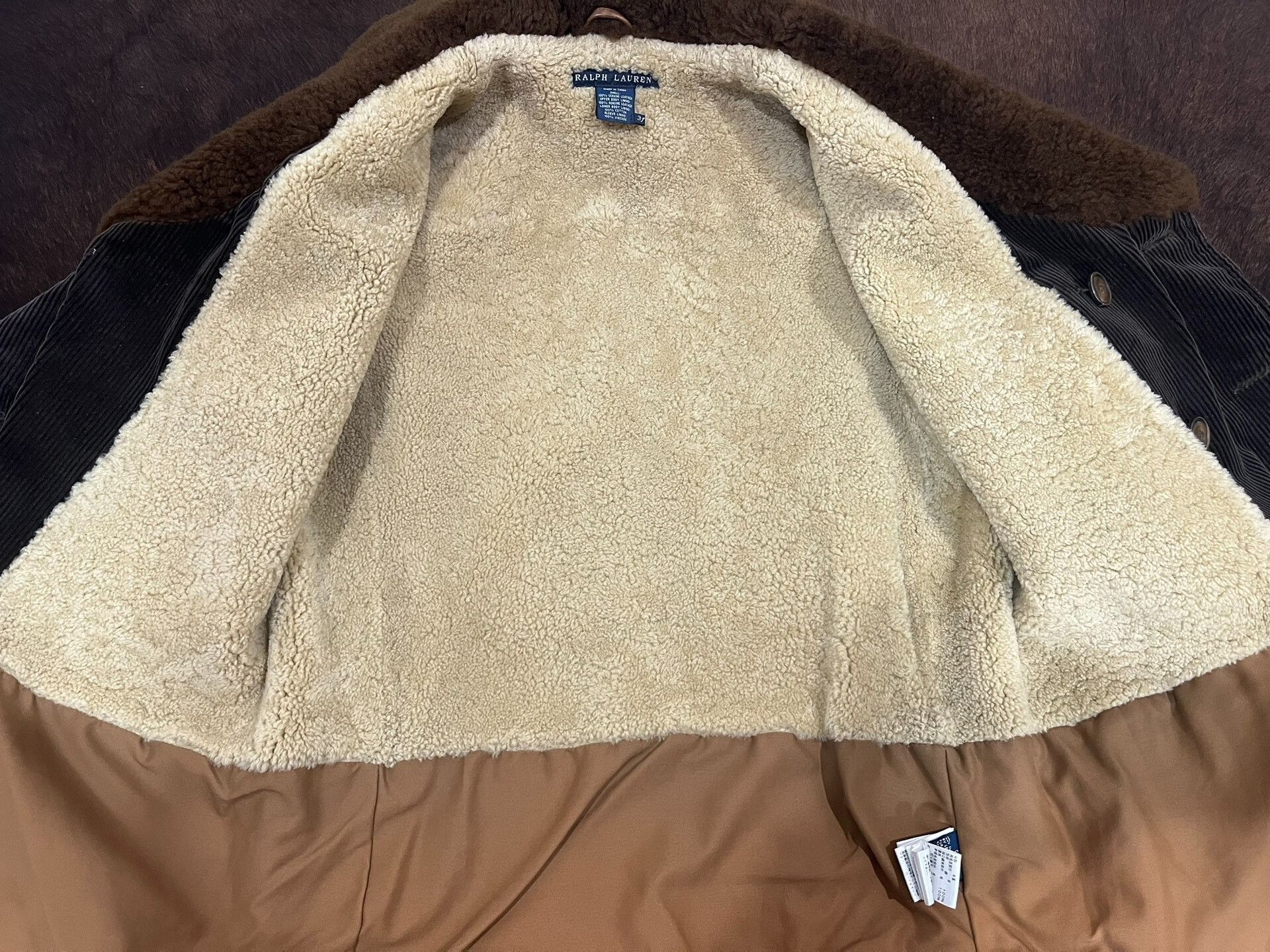 RRL Ralph Lauren Ralph Lauren RRL Distressed Leather Fur Vest Size US S / EU 44-46 / 1 - 5 Thumbnail