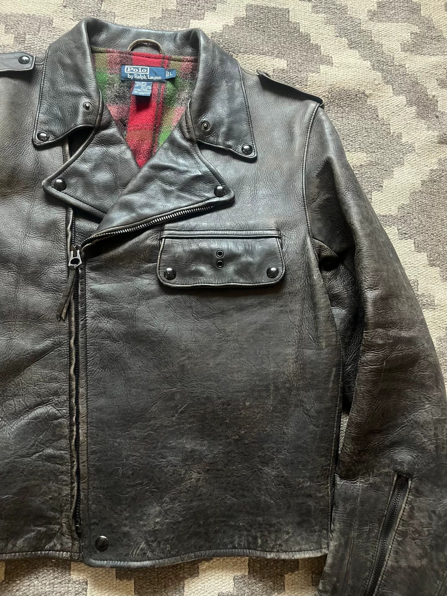 RRL Ralph Lauren Ralph Lauren BUCO Prototype Leather Jacket Size US L / EU 52-54 / 3 - 2 Thumbnail