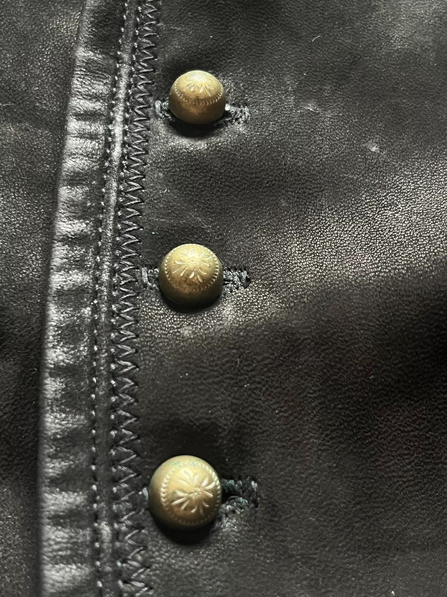RRL Ralph Lauren Ralph Lauren Vintage Leather Vest Size M / US 6-8 / IT 42-44 - 8 Thumbnail