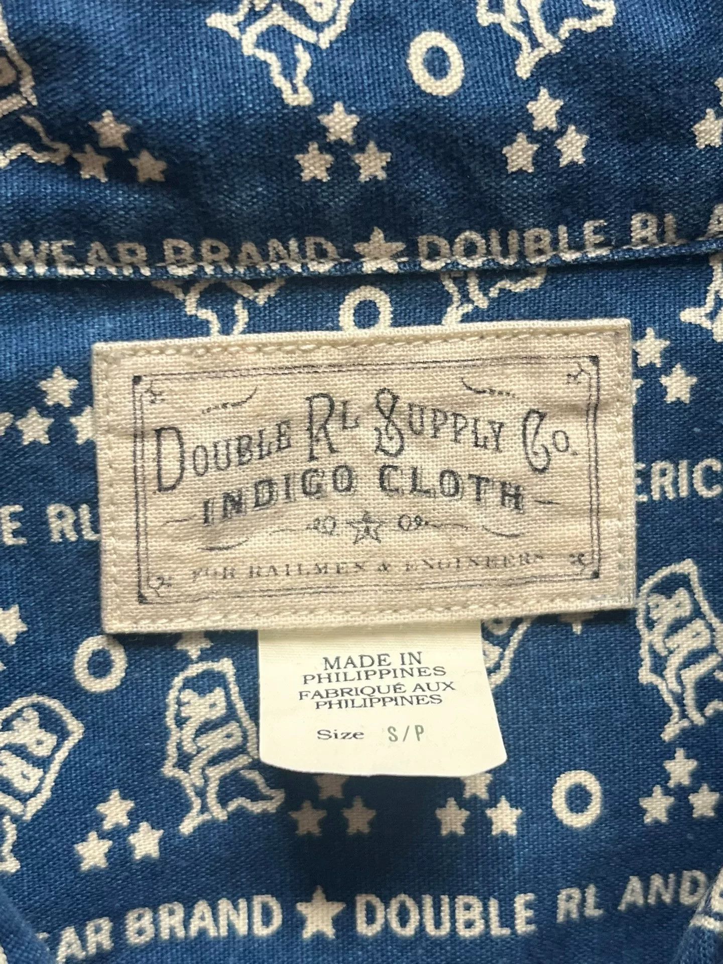 RRL Ralph Lauren RRL Indigo Western Shirt Size US S / EU 44-46 / 1 - 4 Thumbnail