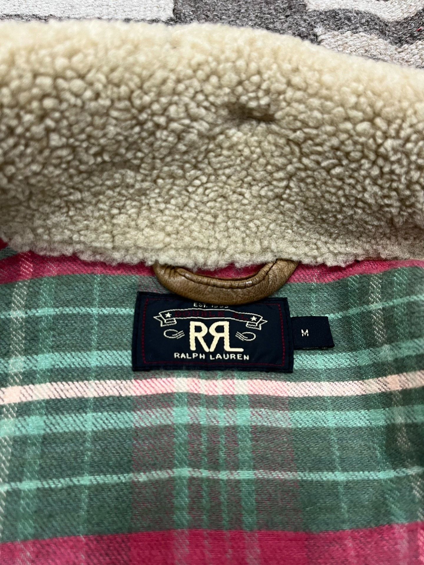 RRL Ralph Lauren Ralph Lauren RRL Leather Fur-Lined Vest Size US M / EU 48-50 / 2 - 5 Thumbnail