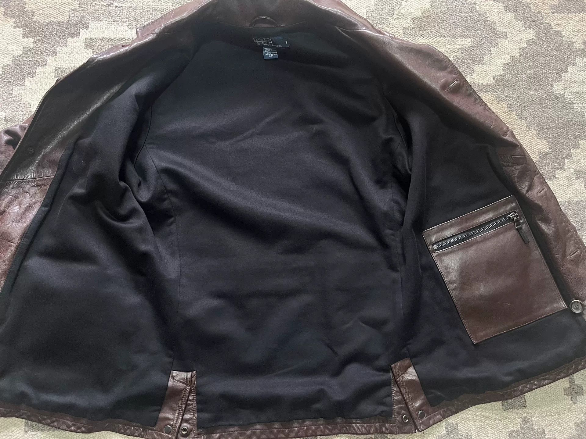 RRL Ralph Lauren Ralph Lauren RRL Leather Hunting Vest Size US S / EU 44-46 / 1 - 6 Thumbnail