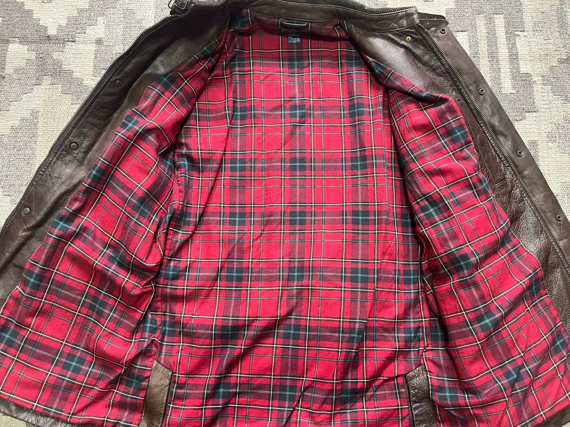 RRL Ralph Lauren Ralph Lauren RRL Hunting Leather Vest Size US L / EU 52-54 / 3 - 6 Thumbnail