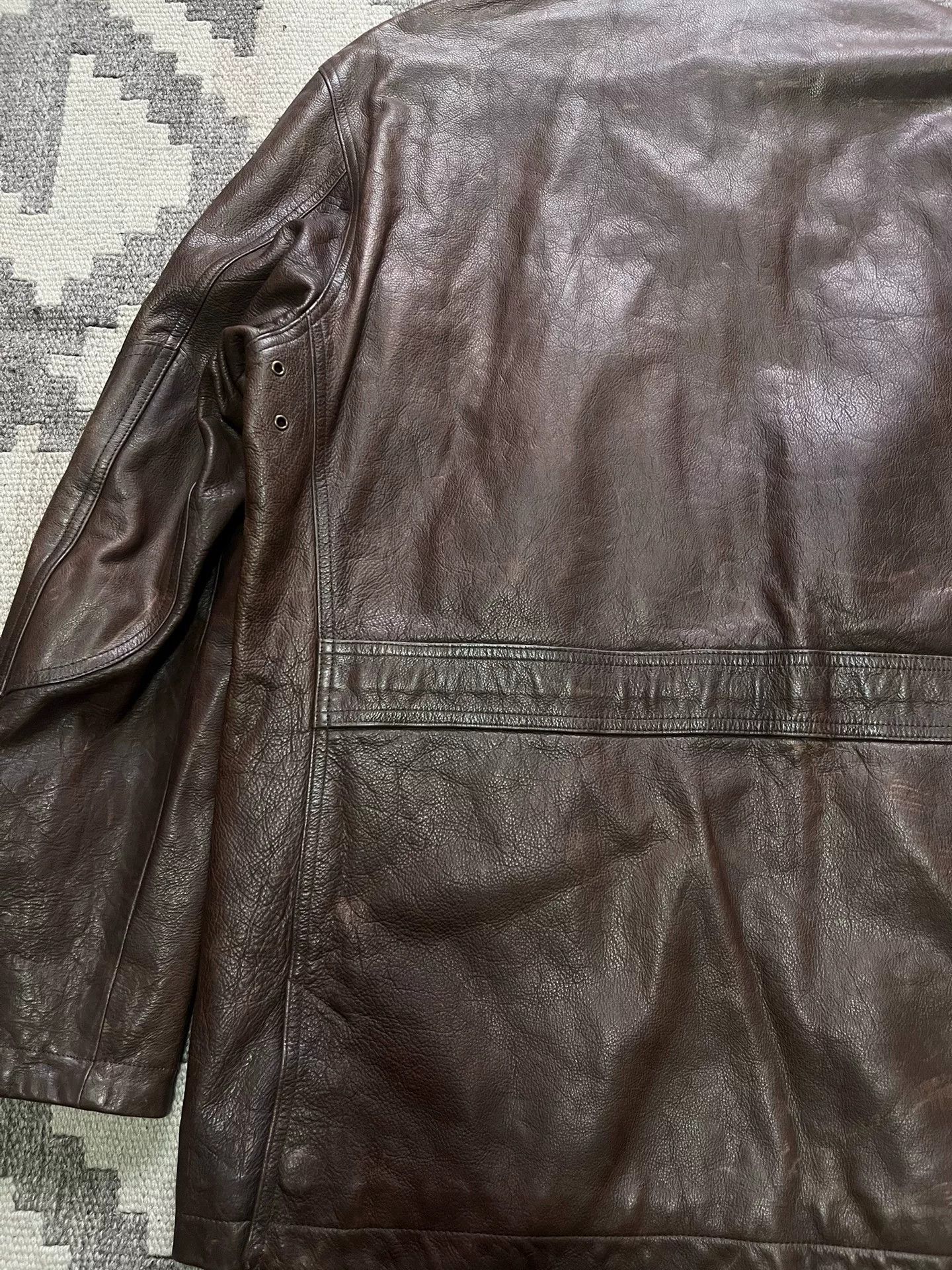 RRL Ralph Lauren Ralph Lauren RRL Hunting Leather Vest Size US L / EU 52-54 / 3 - 9 Thumbnail