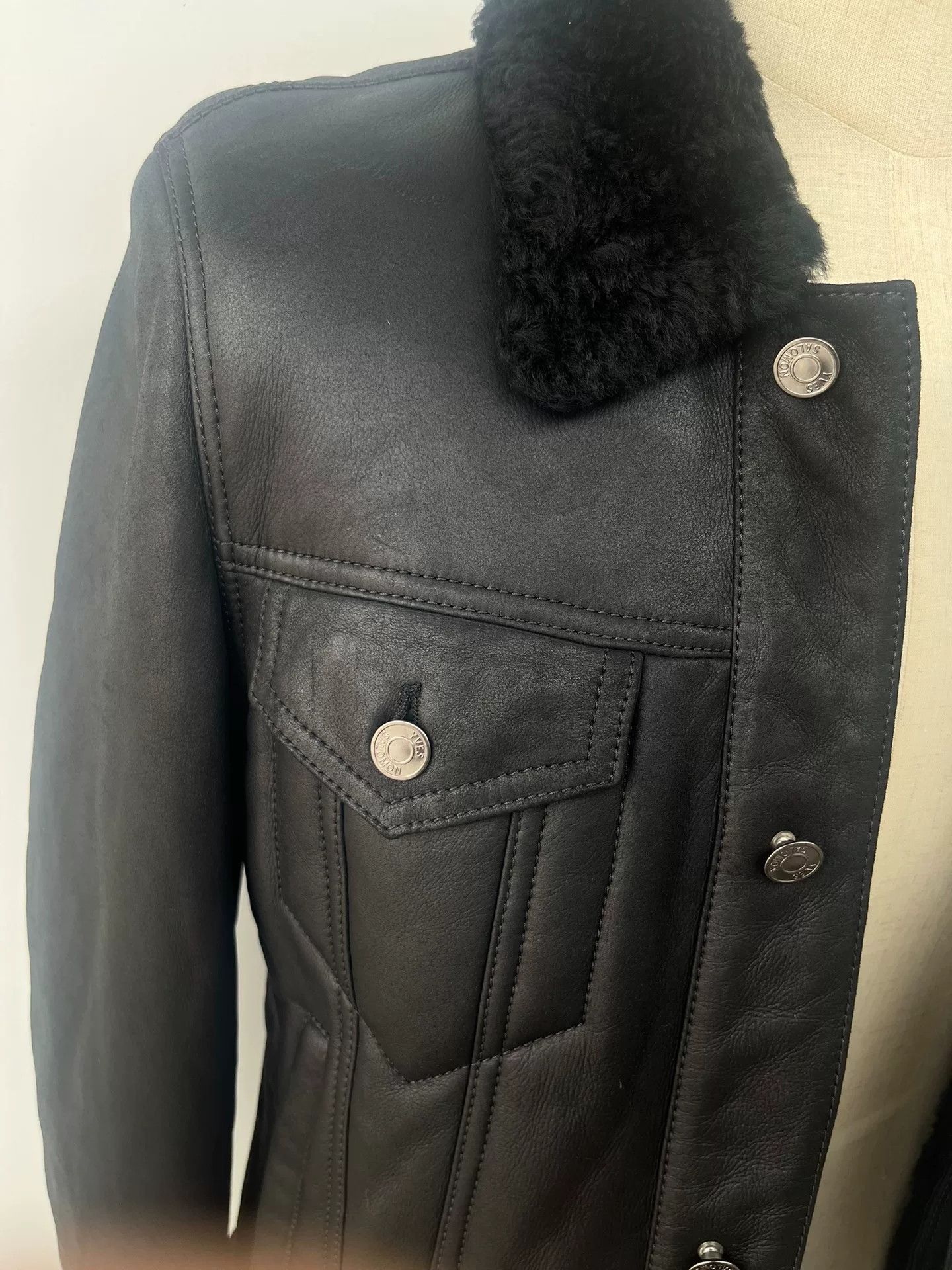 Yves Salomon Yves Salomon Shearling Jacket 70505 Size US S / EU 44-46 / 1 - 2 Thumbnail