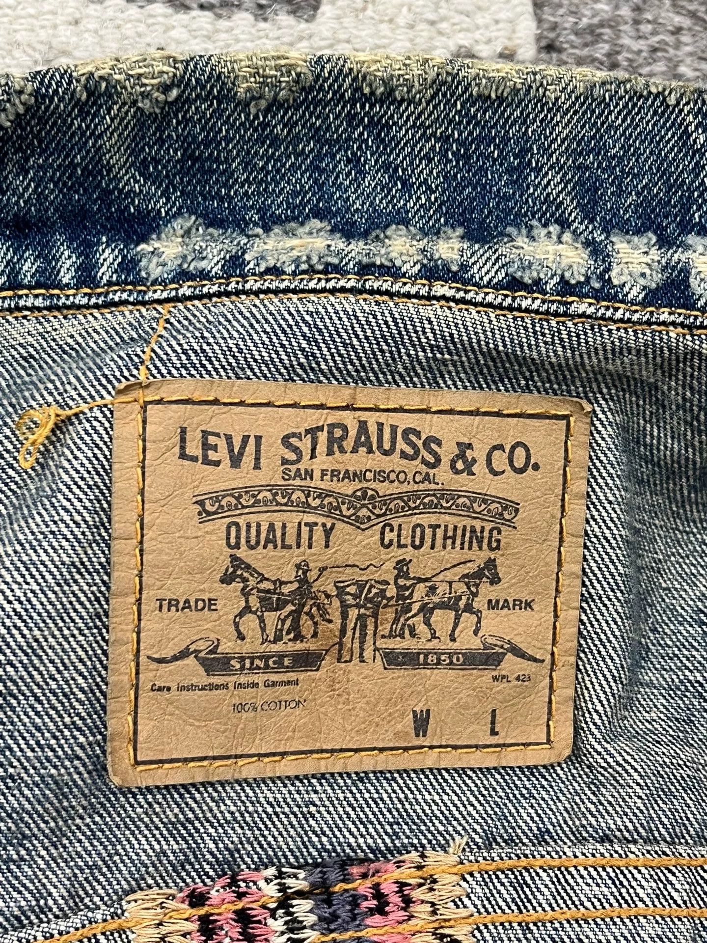 LVC LVC Denim Vest with Lightning Size US M / EU 48-50 / 2 - 5 Thumbnail