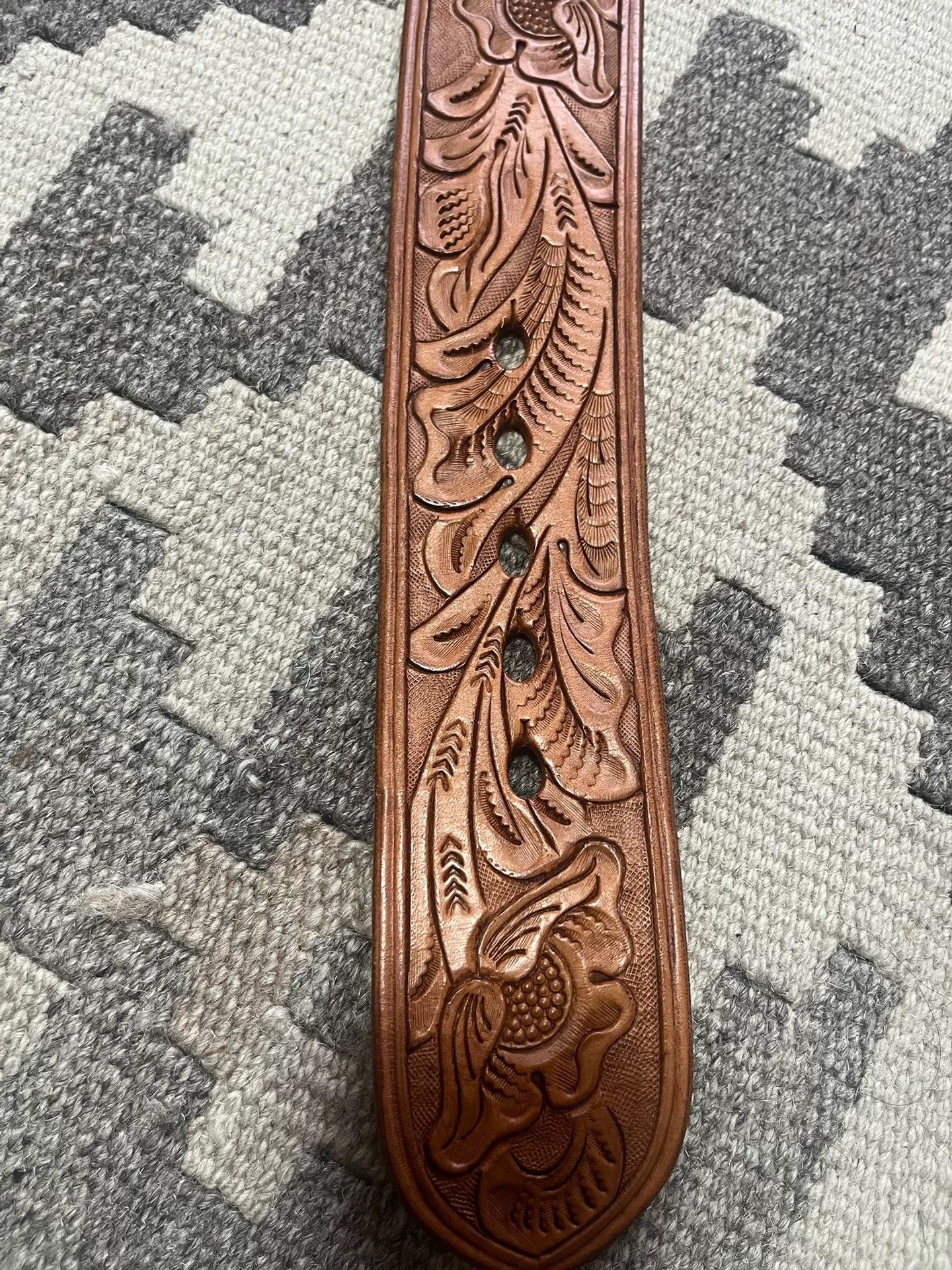 RRL Ralph Lauren Ralph Lauren Handcrafted Embossed Belt Size ONE SIZE - 4 Thumbnail