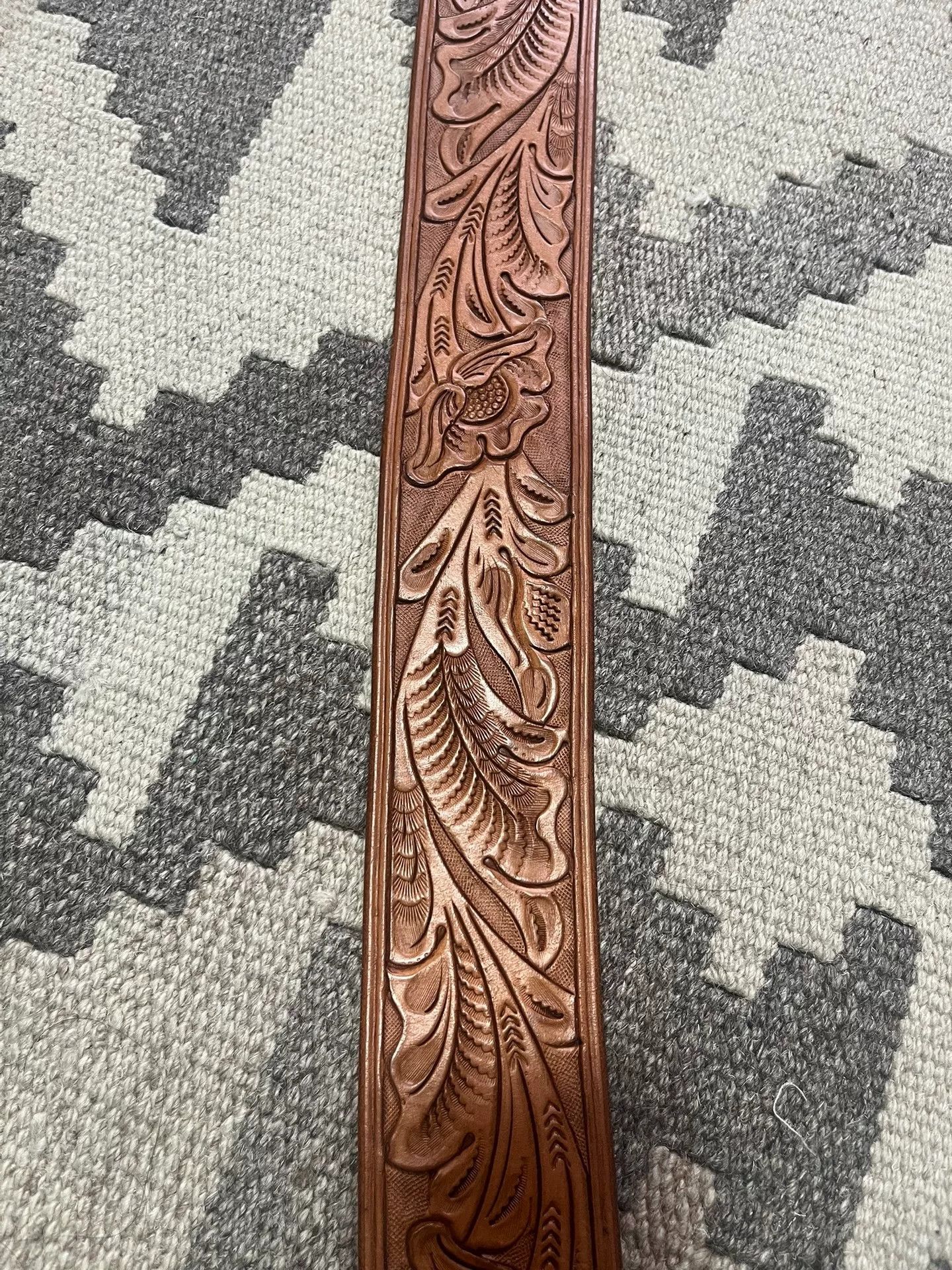 RRL Ralph Lauren Ralph Lauren Handcrafted Embossed Belt Size ONE SIZE - 3 Thumbnail