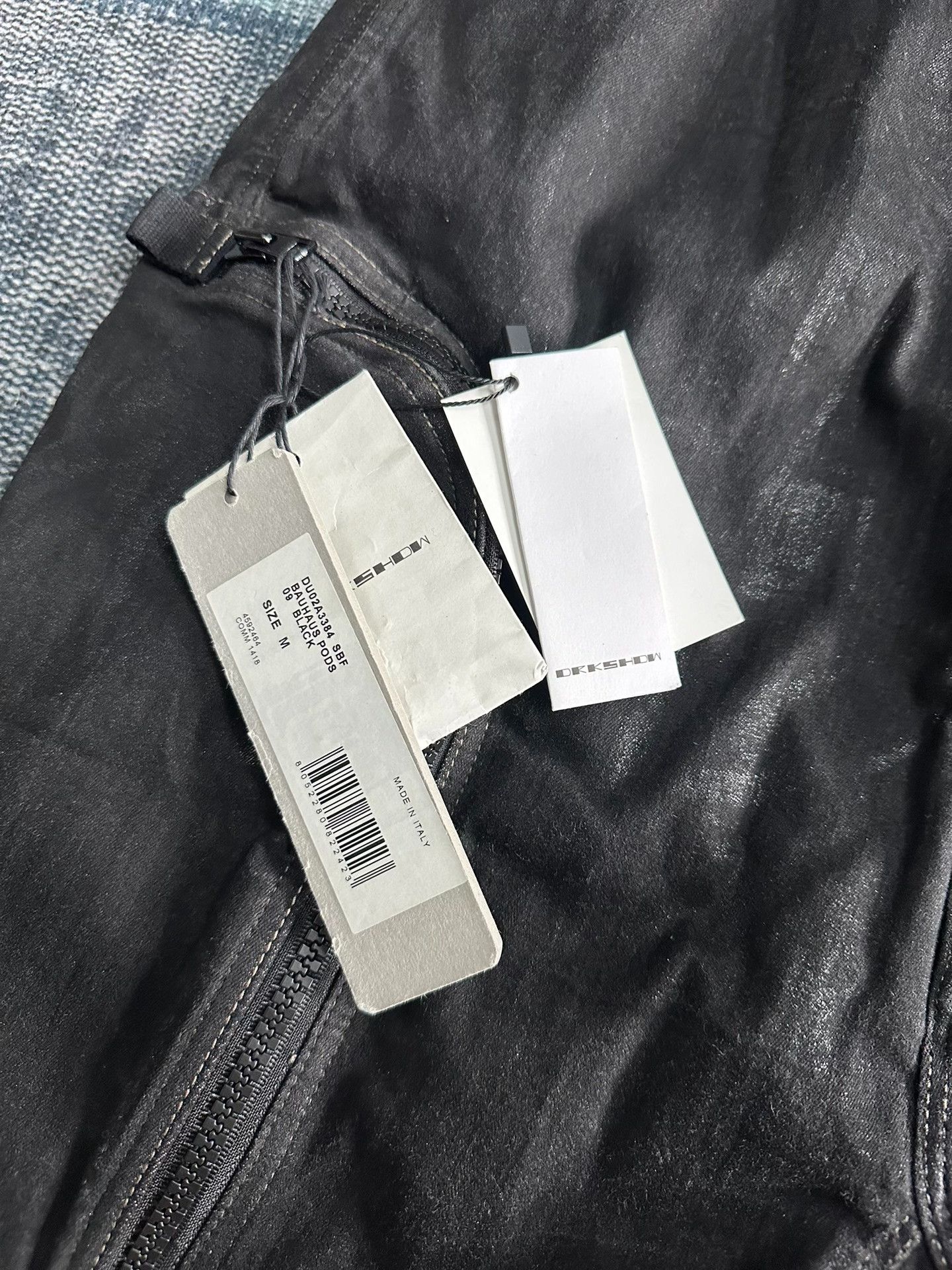 Rick Owens Rick Owens Waxed Drop-Crotch 7/8 Pants Size US 26 / EU 42 - 7 Thumbnail