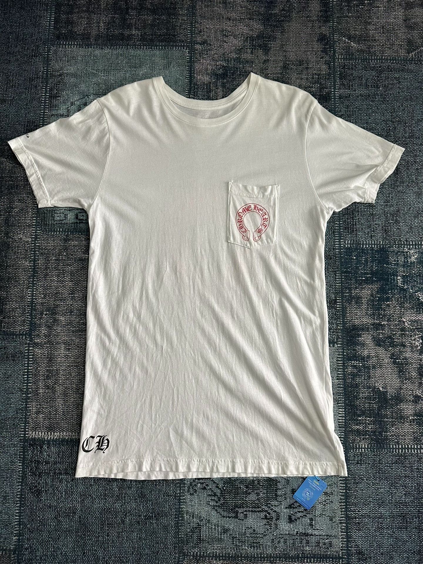 Chrome Hearts Chrome Hearts White Red Phantom Tee Size US L / EU 52-54 / 3 - 5 Thumbnail