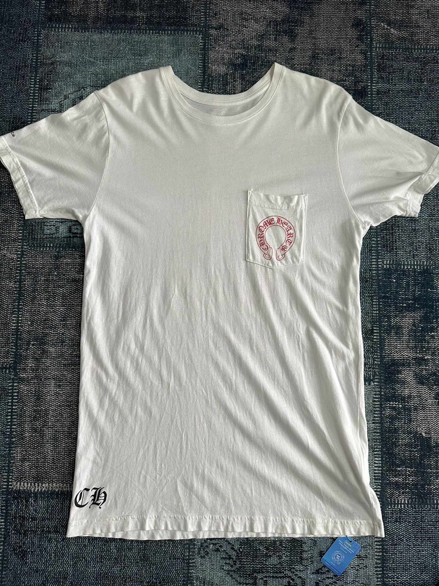 Chrome Hearts Chrome Hearts White Red Phantom Tee Size US L / EU 52-54 / 3 - 6 Thumbnail