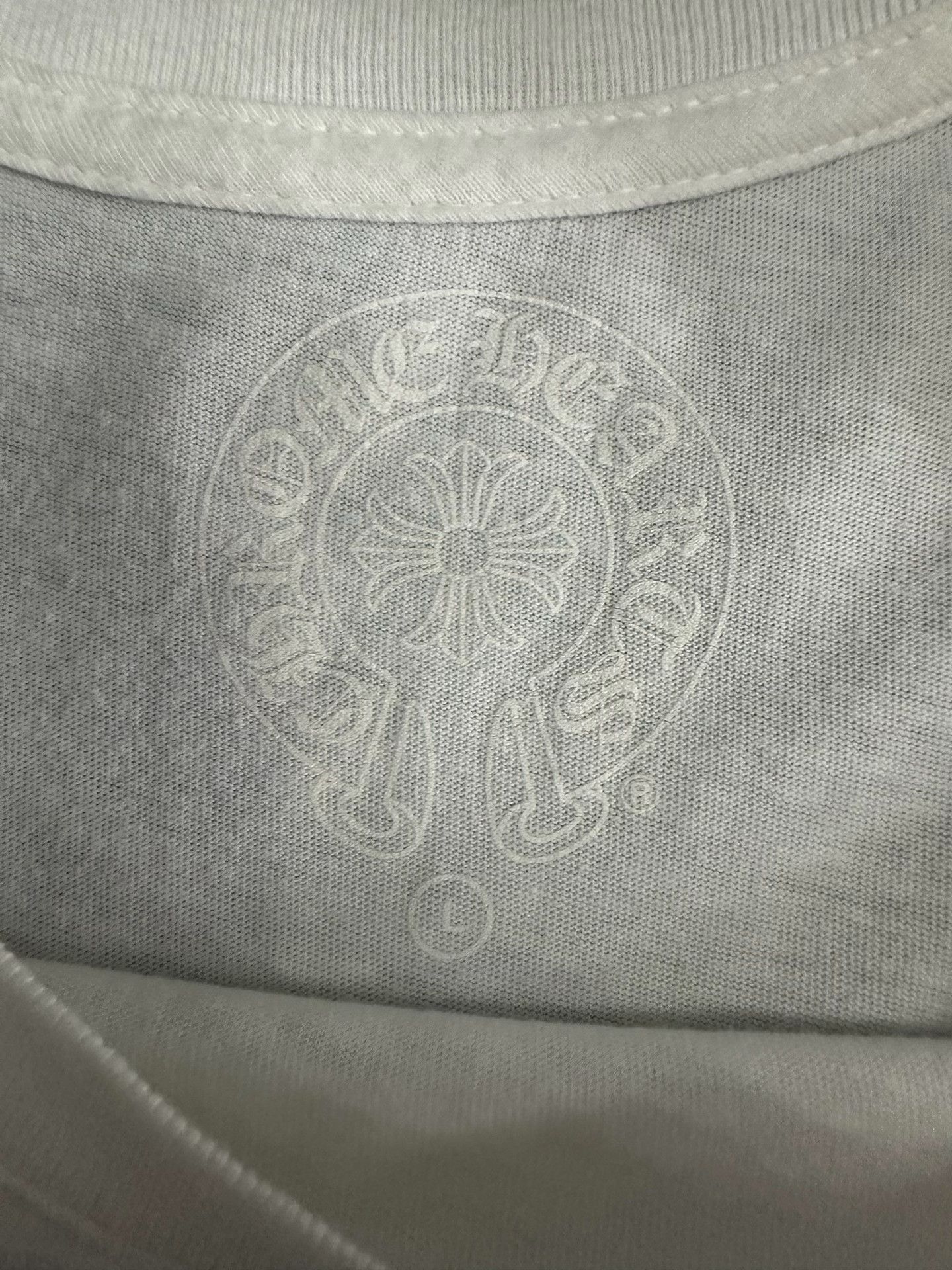 Chrome Hearts Chrome Hearts White Red Phantom Tee Size US L / EU 52-54 / 3 - 8 Thumbnail