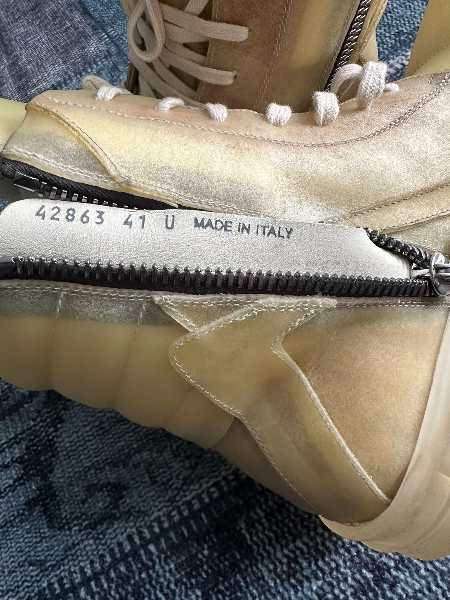 Rick Owens Rick Owens Ghost Inverted Triangle 41 Size US 8 / EU 41 - 7 Thumbnail