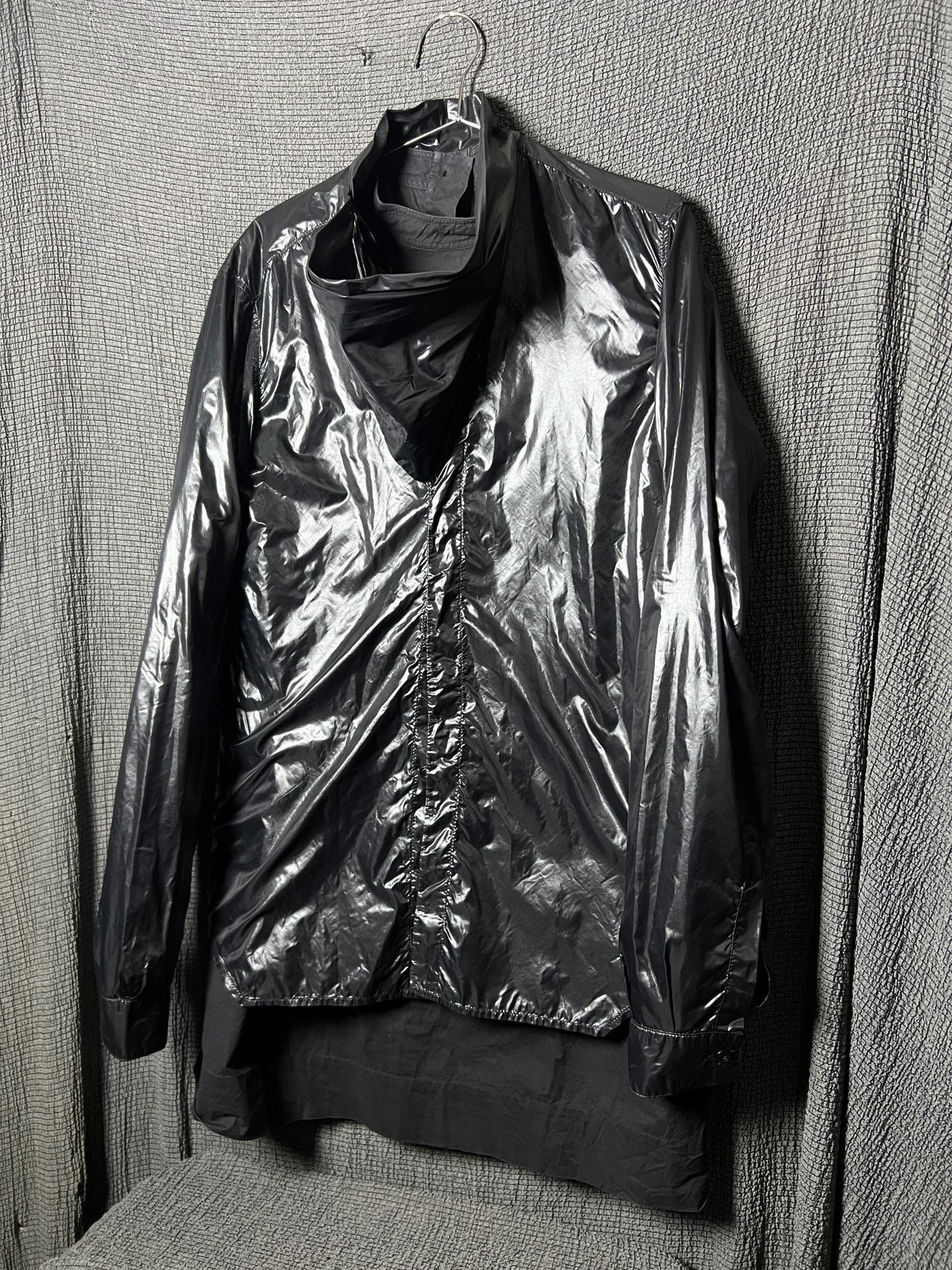 Rick Owens Rick Owens 13ss Nylon Long Sleeve Shirt Size US M / EU 48-50 / 2 - 3 Thumbnail
