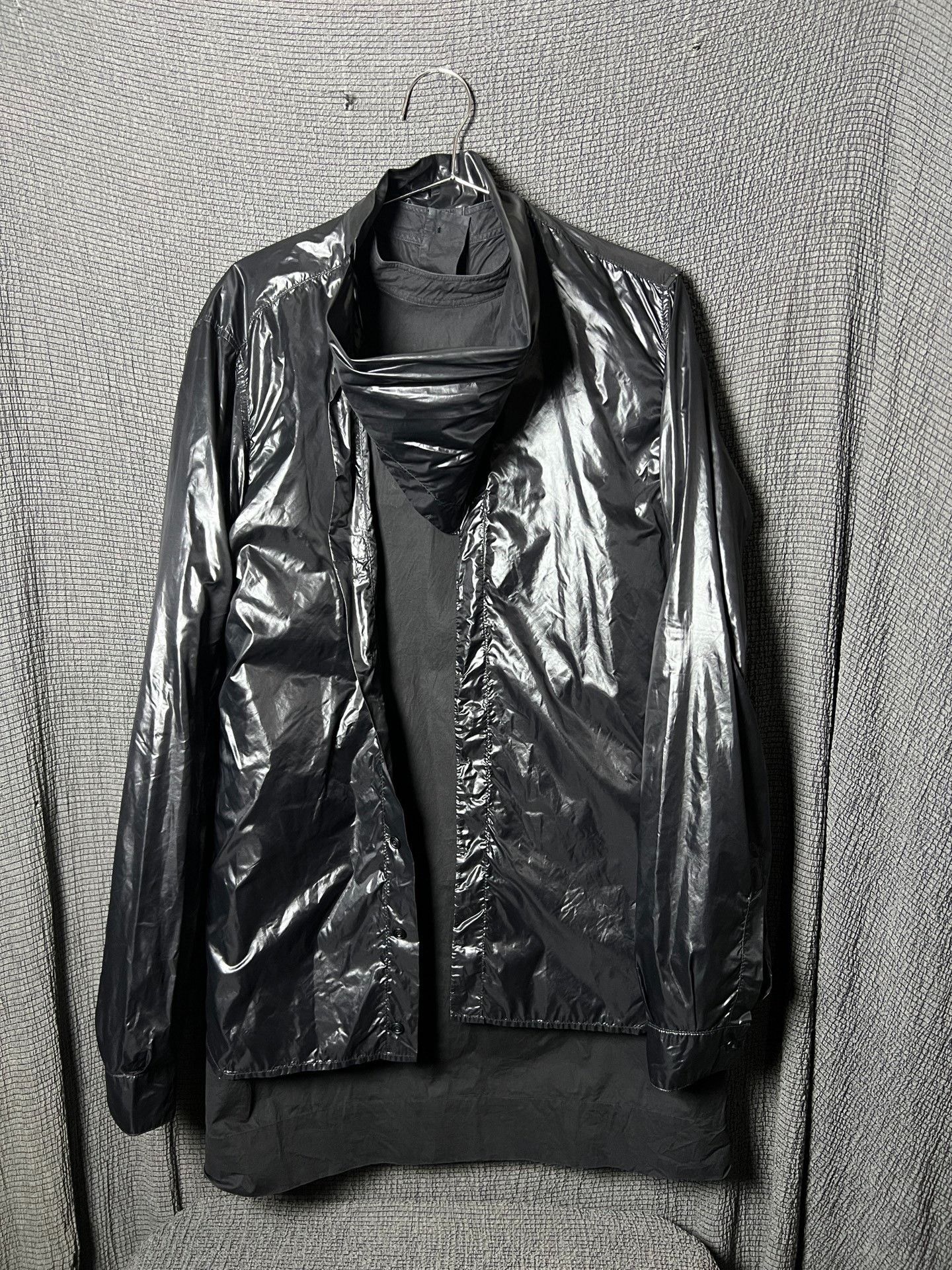 Rick Owens Rick Owens 13ss Nylon Long Sleeve Shirt Size US M / EU 48-50 / 2 - 4 Thumbnail