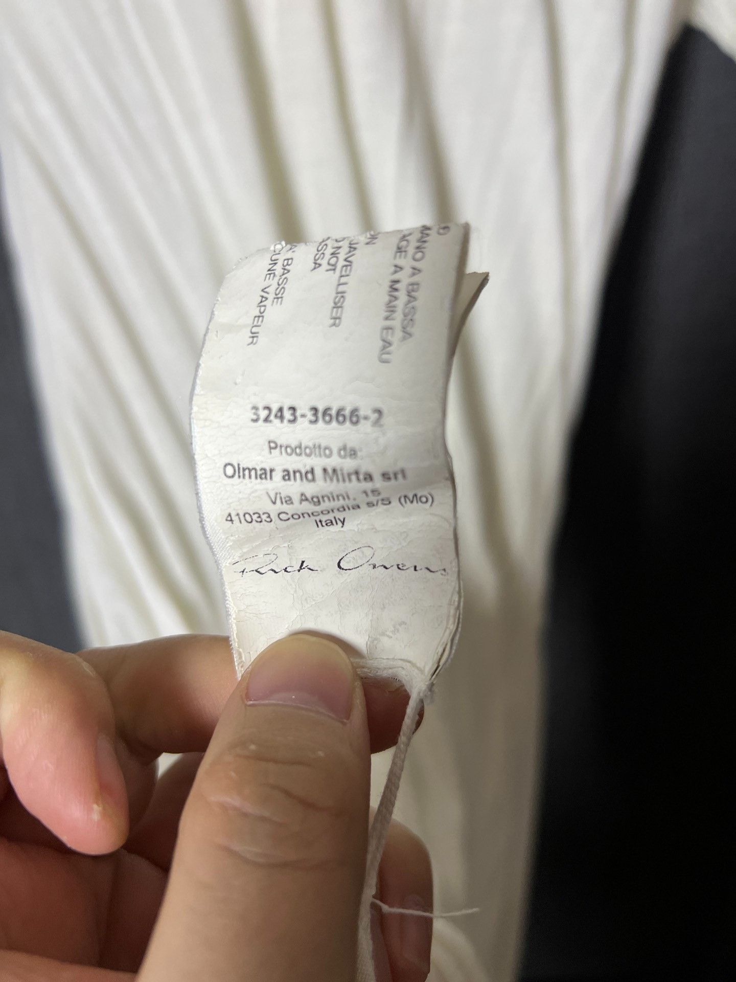 Rick Owens Rick Owens 14FW Milk Short Sleeve Size US M / EU 48-50 / 2 - 6 Thumbnail